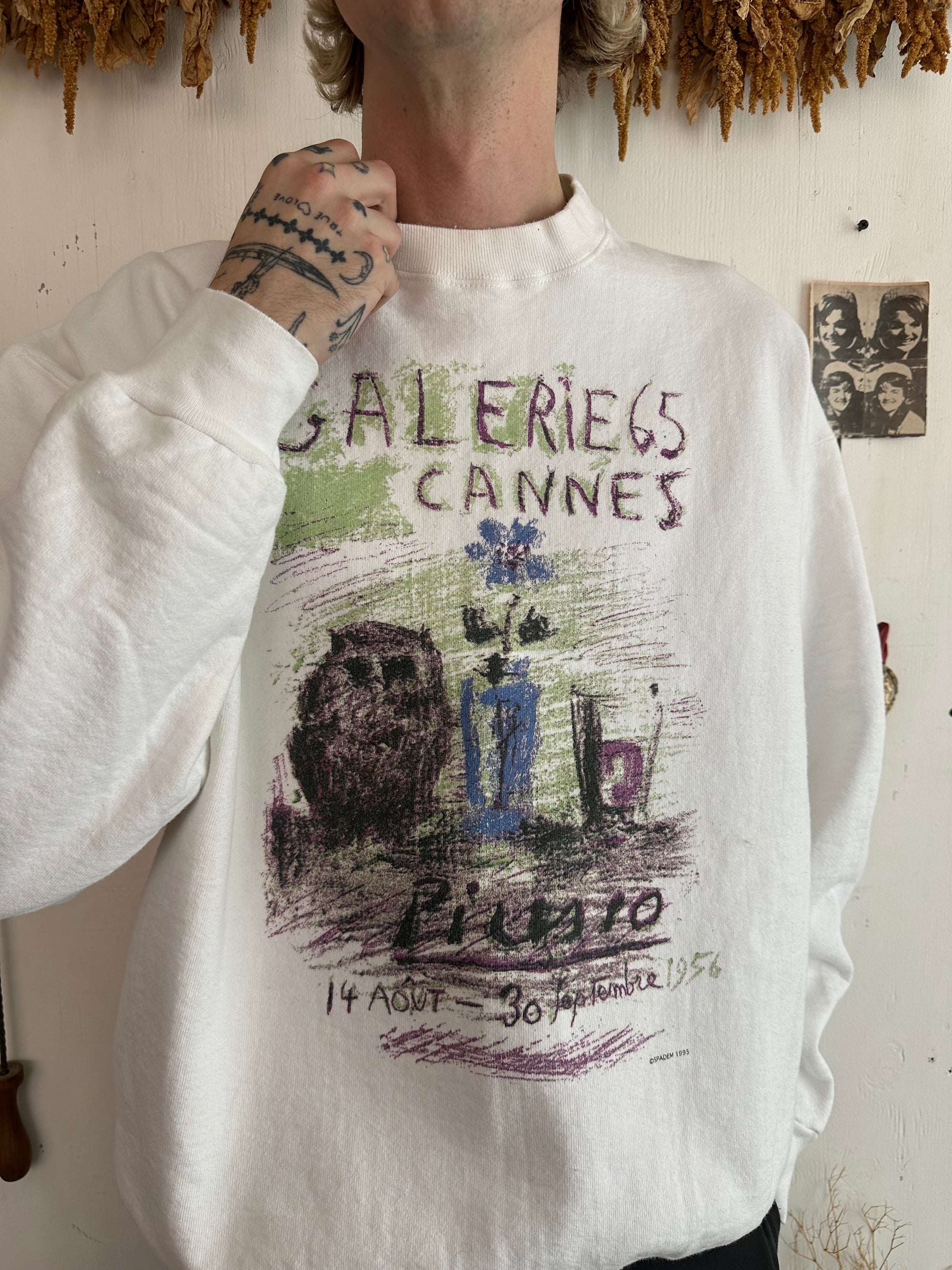 1995 Picasso Gallery Flyer Sweatshirt