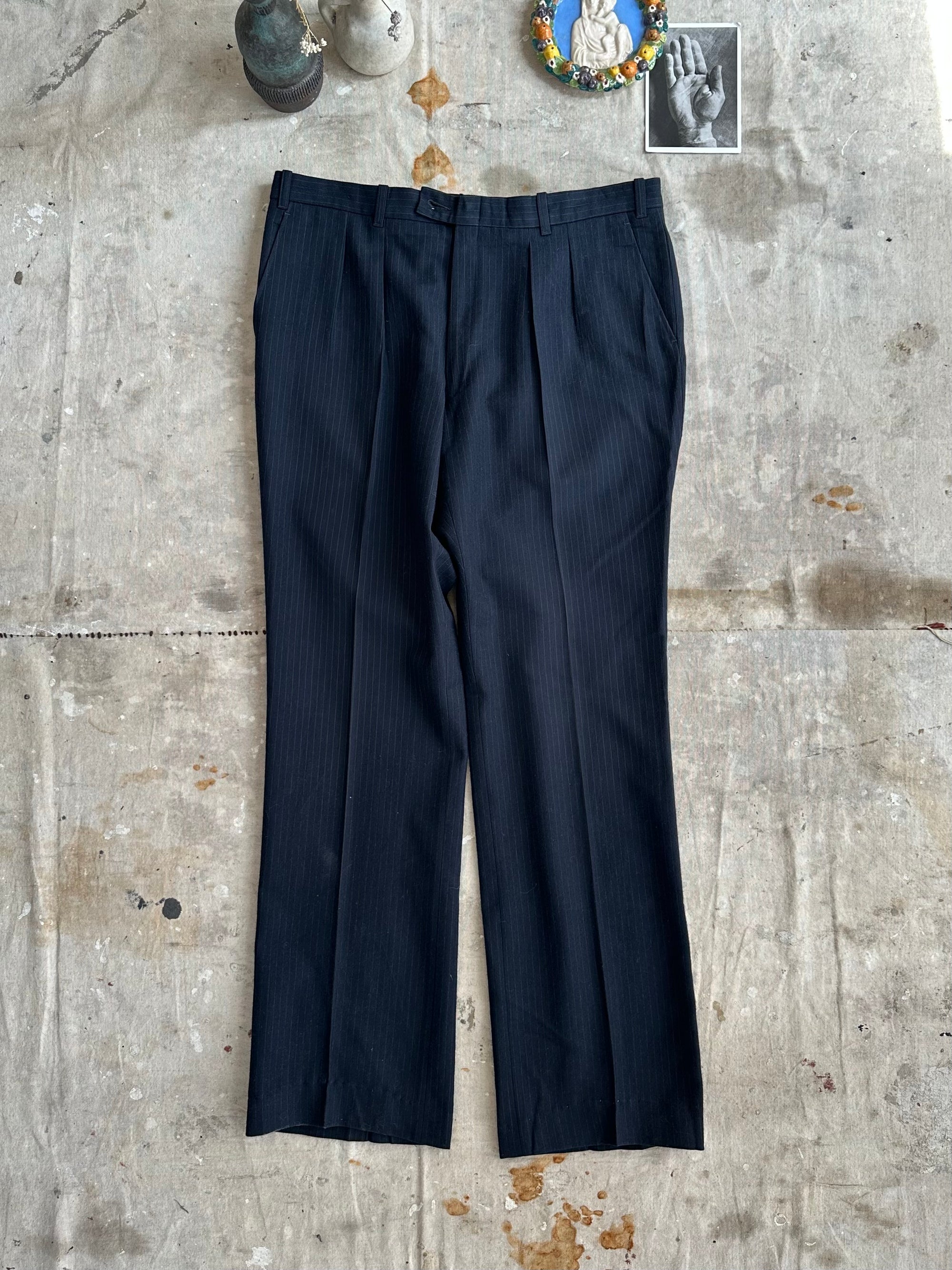 1960s Pinstripe Trousers