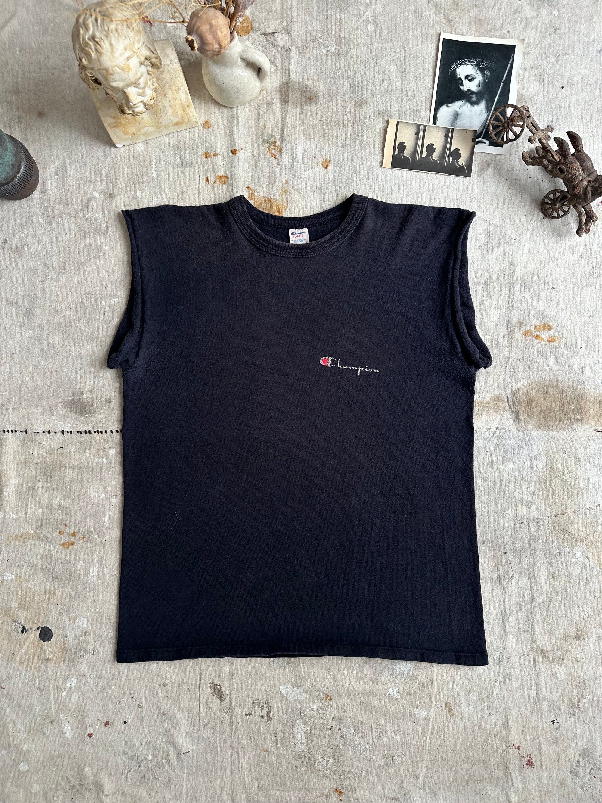 1980s Faded Champion Muscle Tee