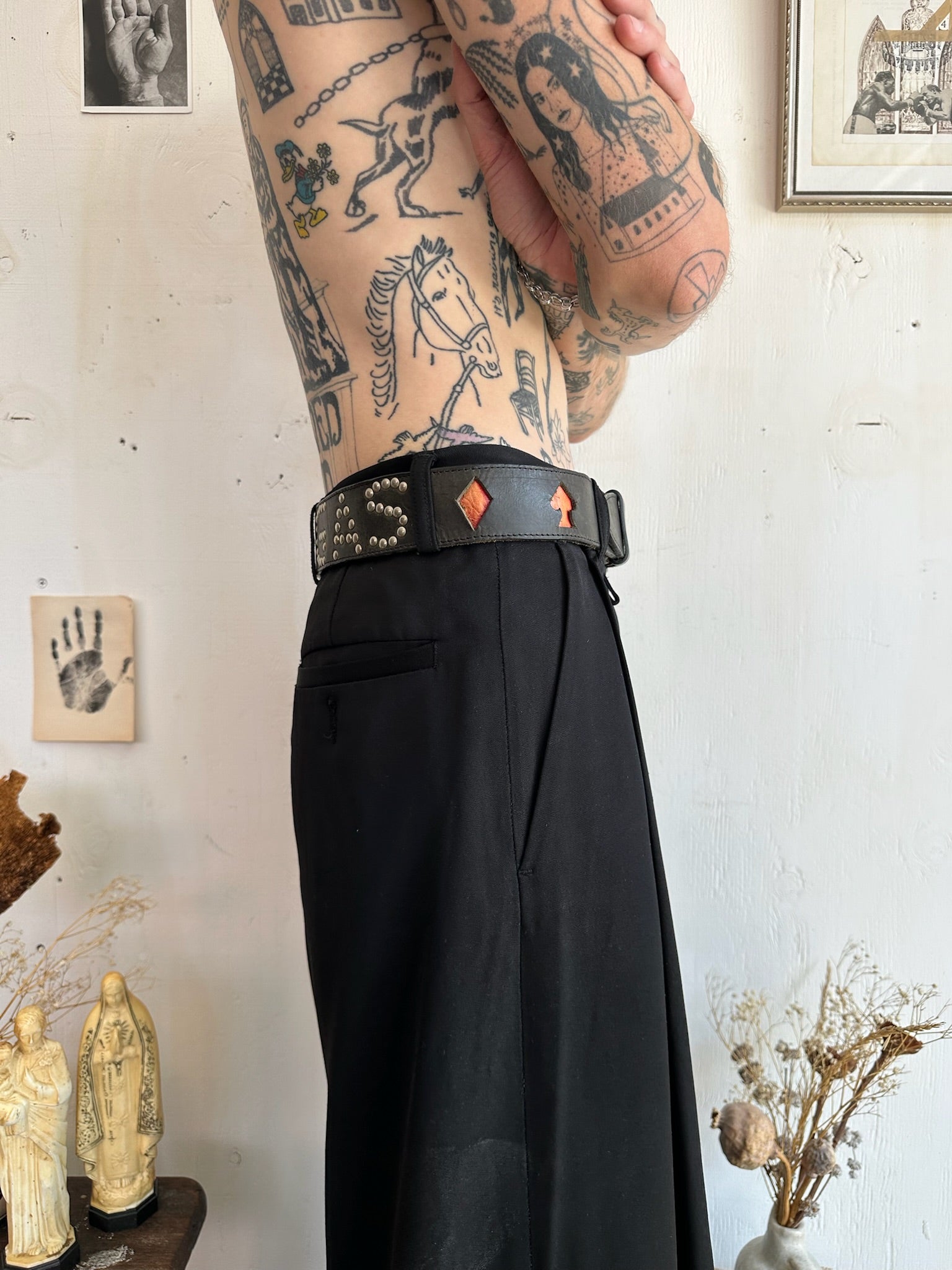 Vintage Hand Made Las Vegas Belt (30” - 34”)