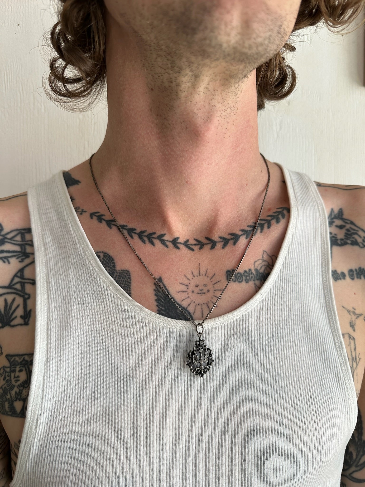 Vintage Phoenix Necklace (20”)