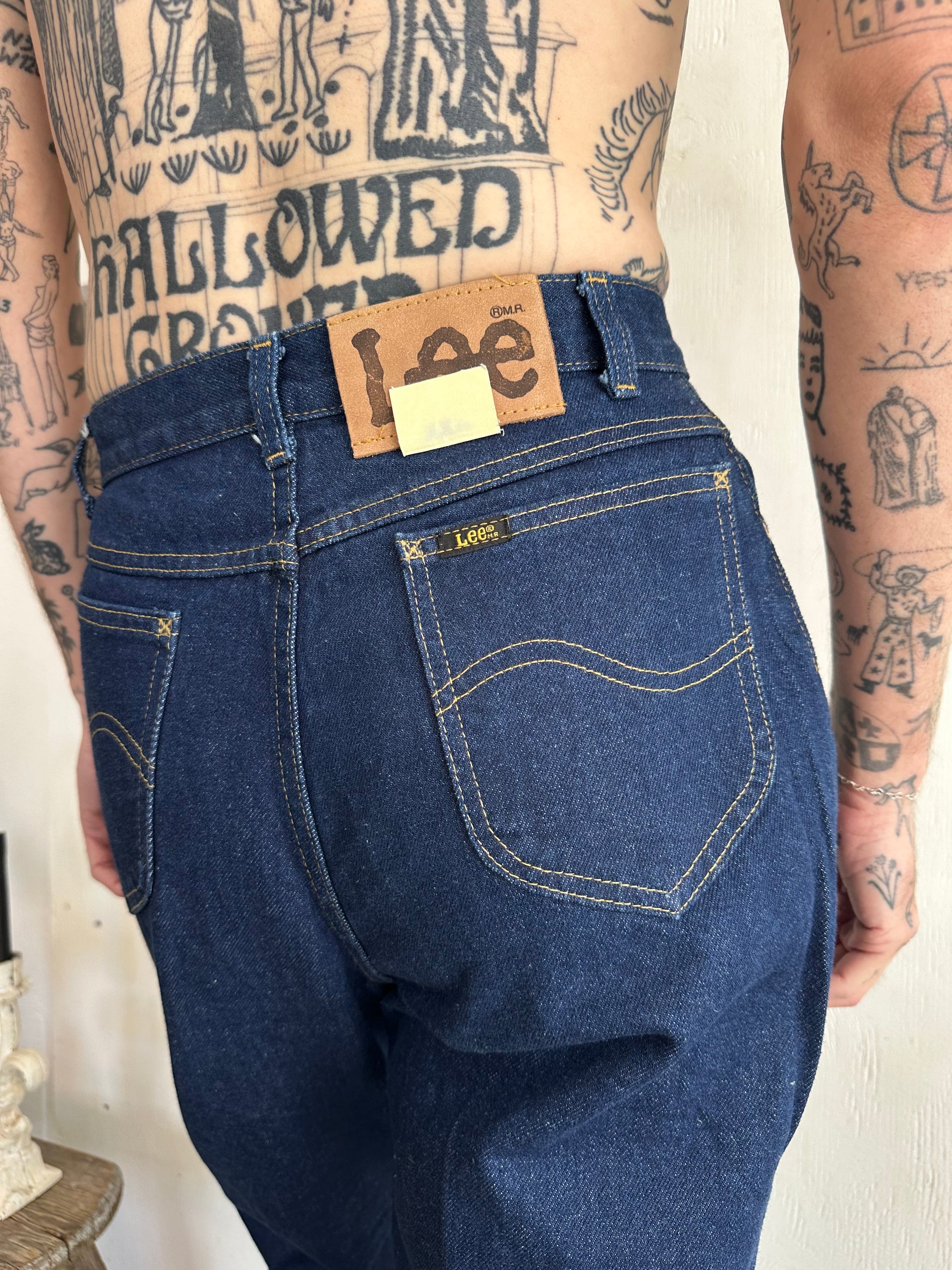 1970s High Waited Lee Denim Jeans