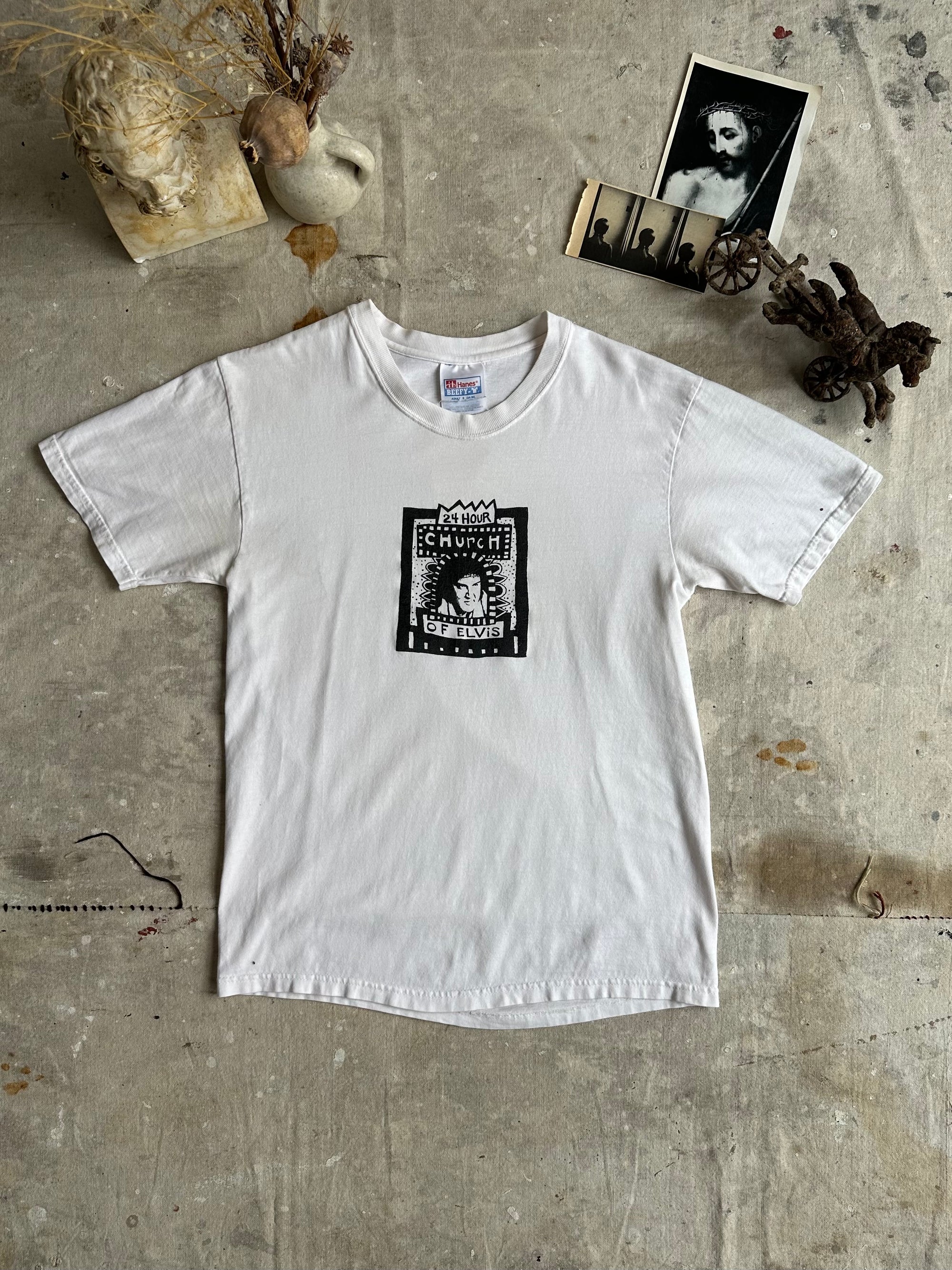 1990s “24 Hour Church of Elvis” Art Gallery Tee