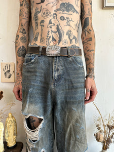 Vintage Map of Eternity Belt (32” - 36”)