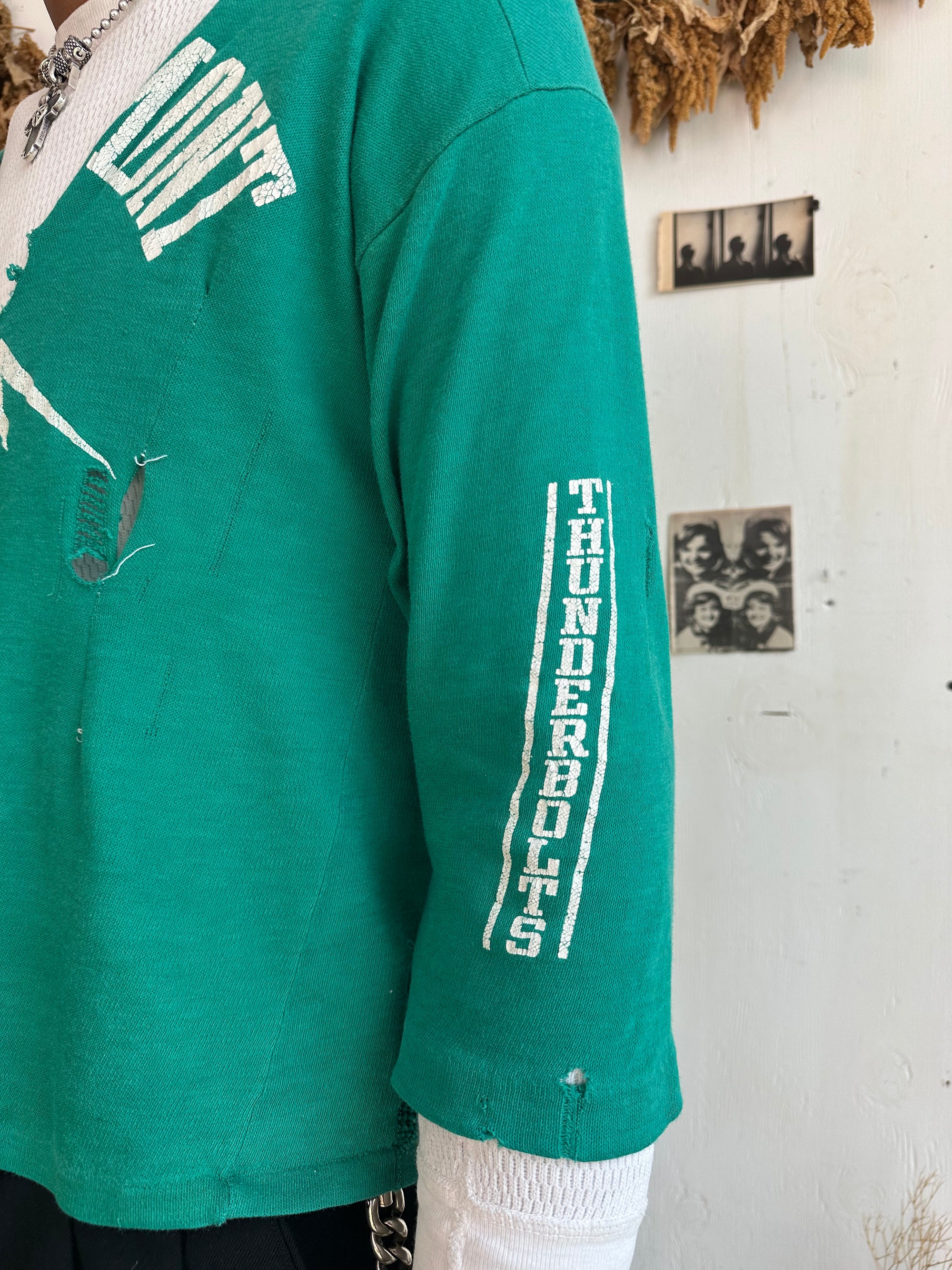 1960s Thrashed Thunderbolts Baseball Tee