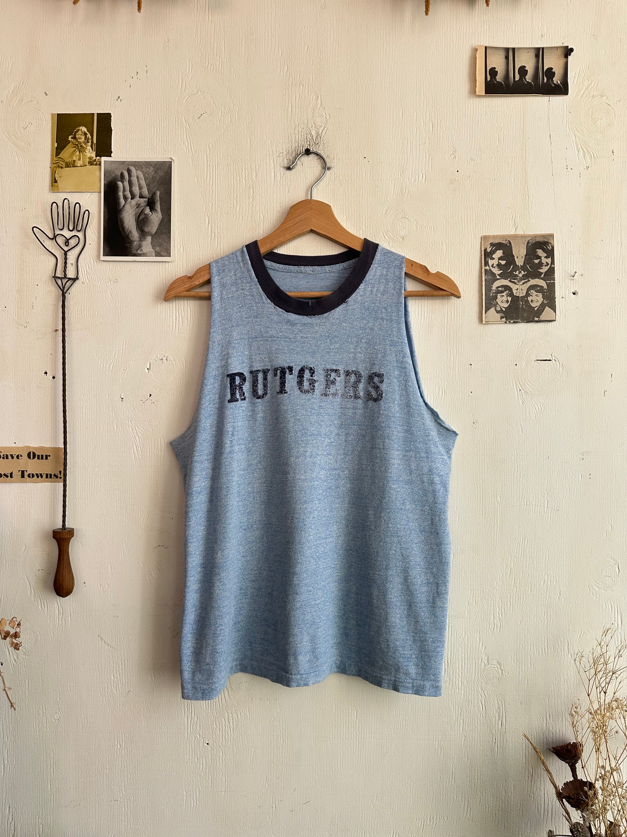 1980s Chopped Rutgers Muscle Tee