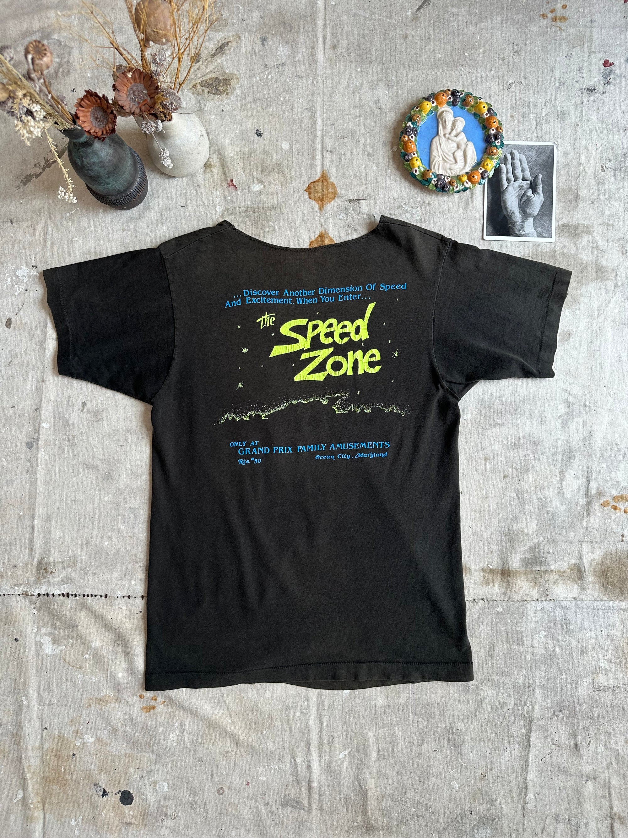 1990s Faded The Speed Zone Tee