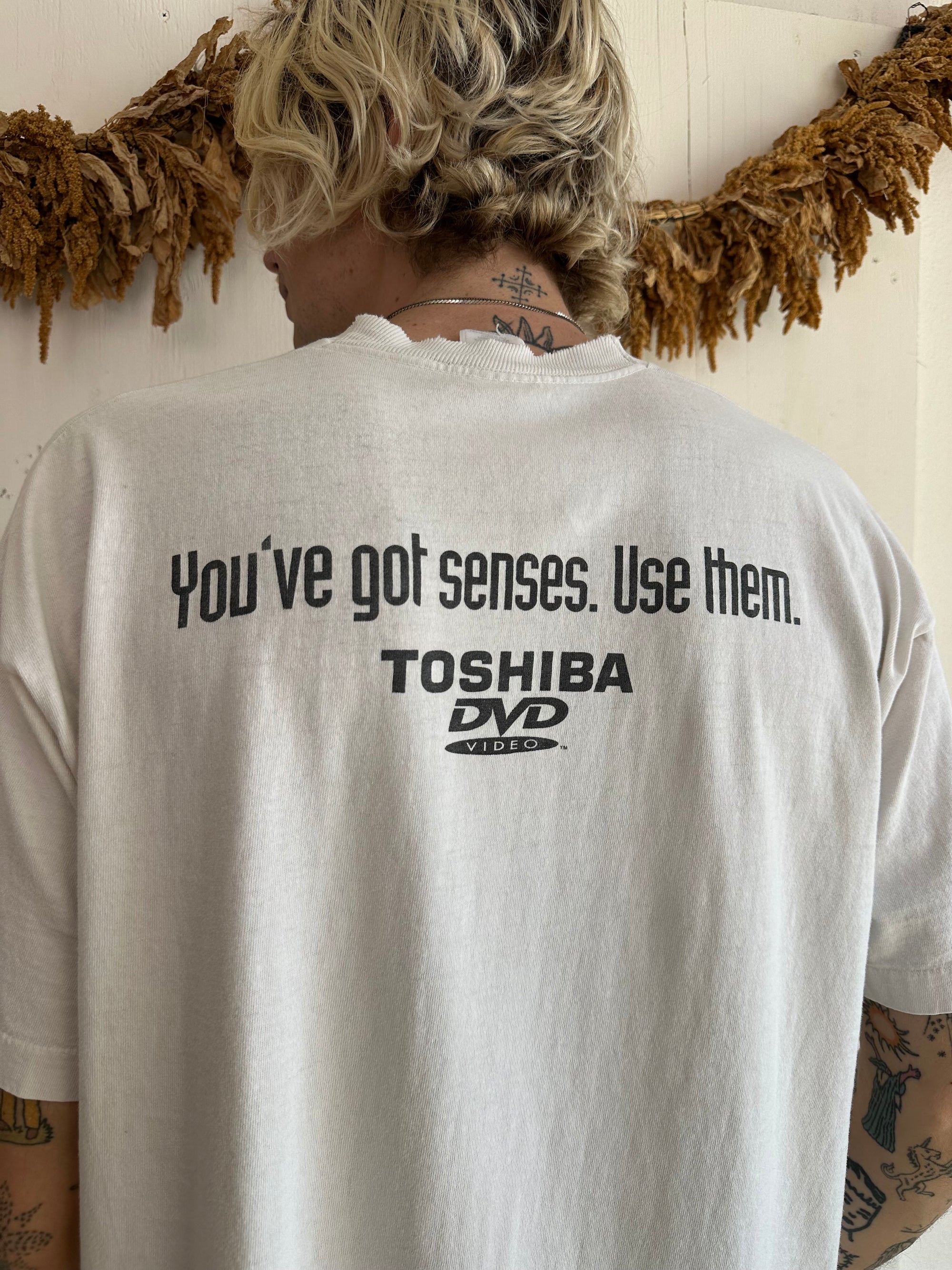 1990s Well Worn Toshiba DVD Tee