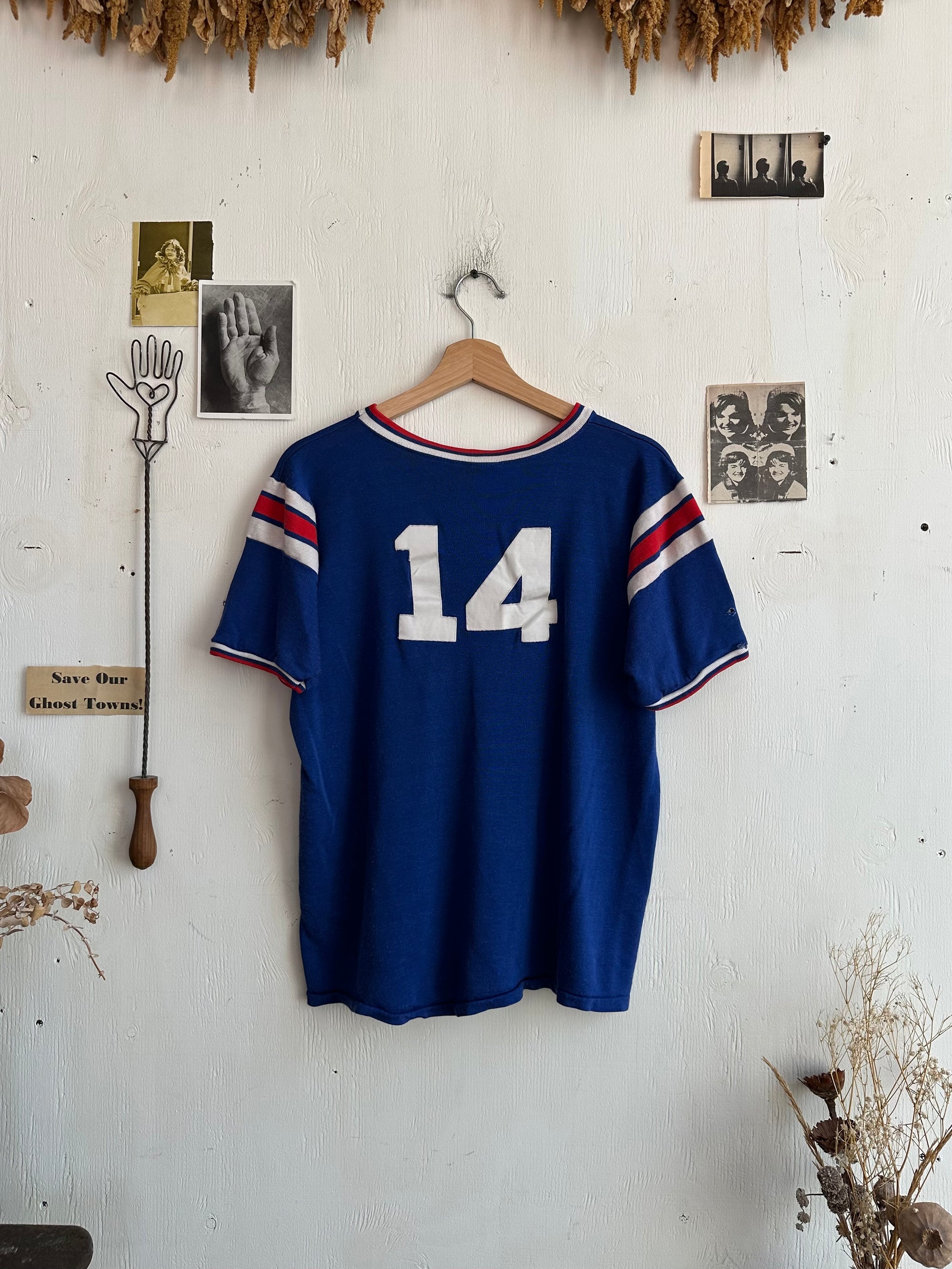 1960s NHPD Number 14 Rayon Jersey Tee