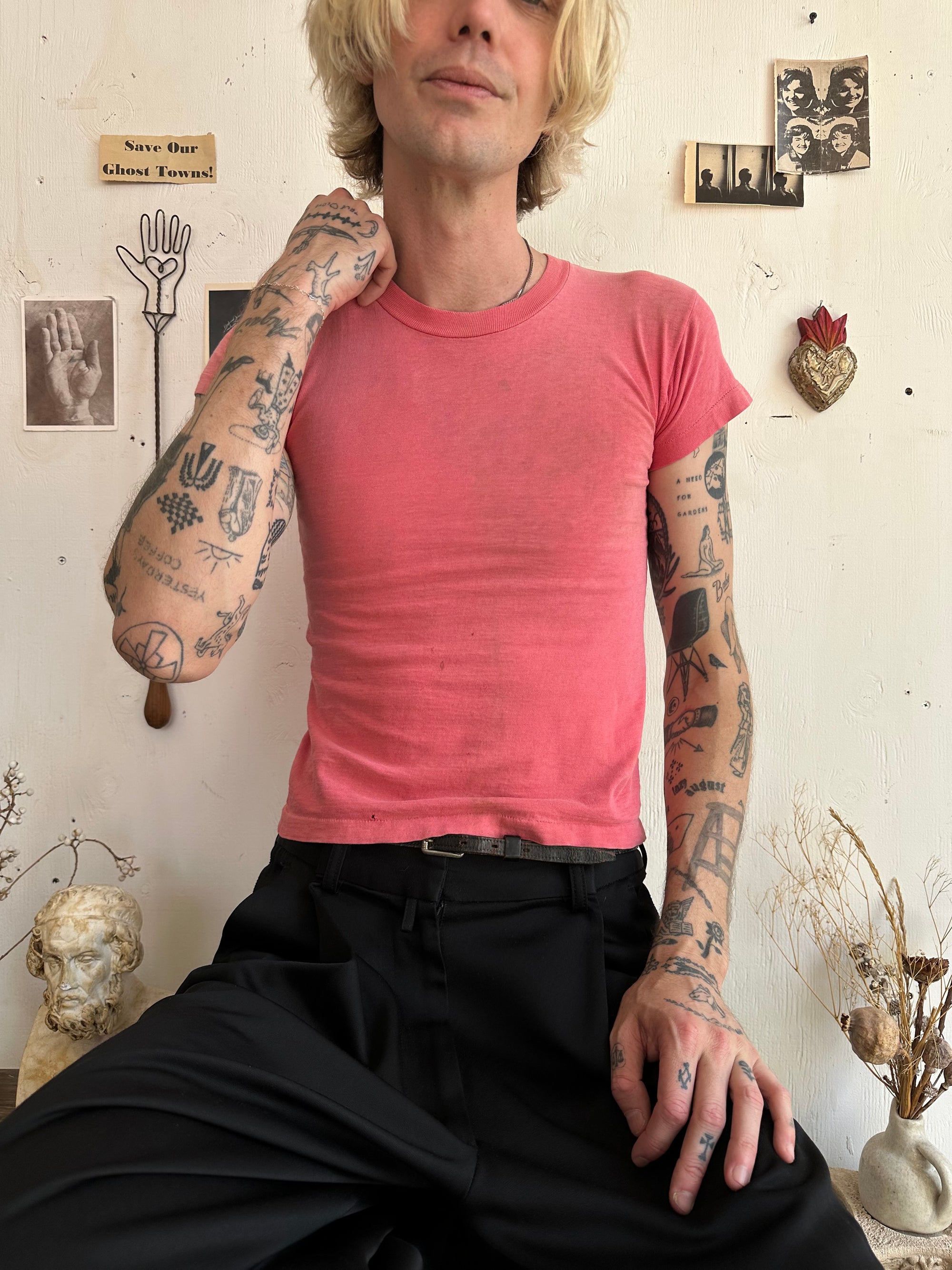 1960s Sunfaded Kennedy Tee