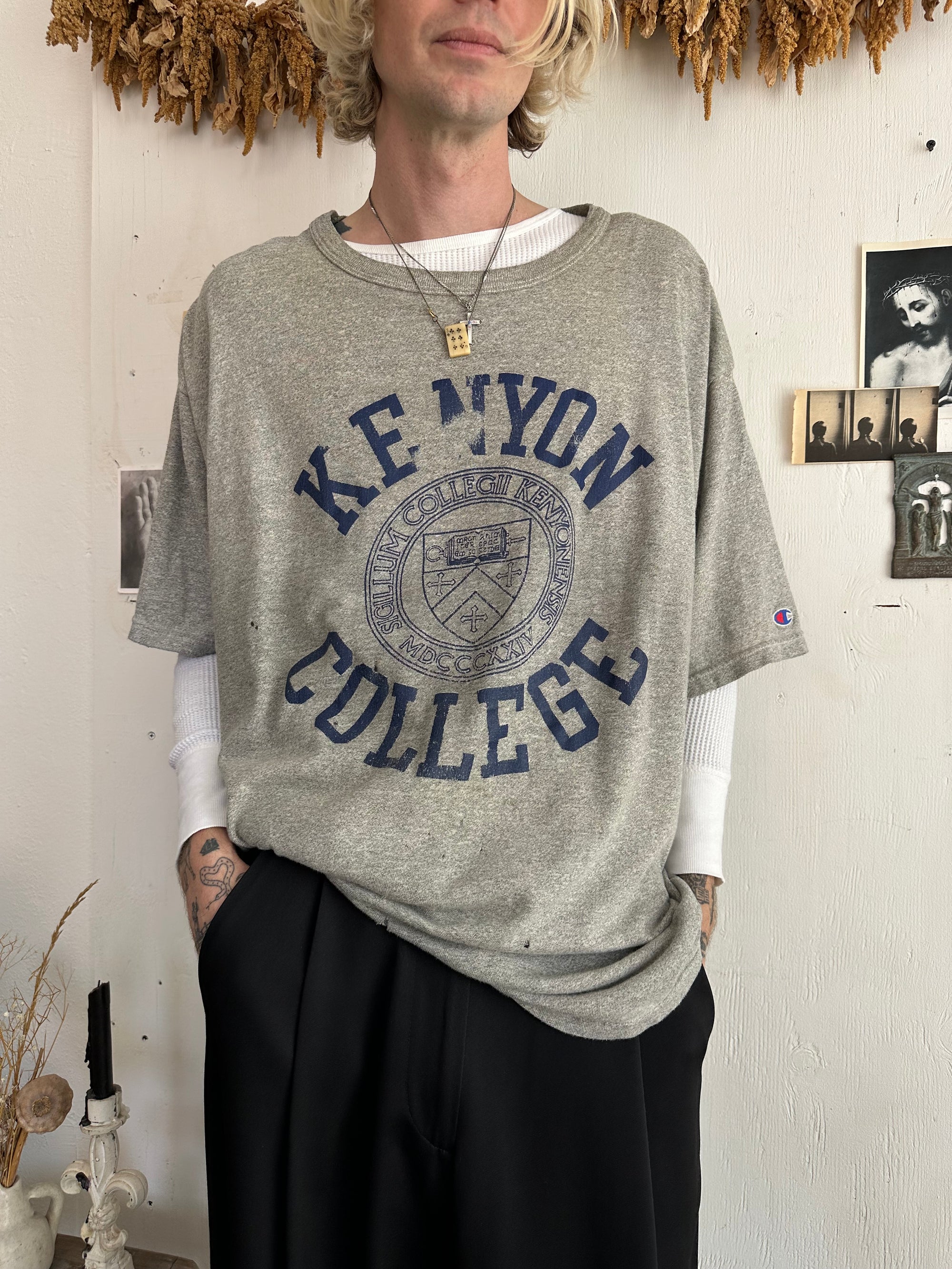 1990s Oversized Kenyon College Champion Tee