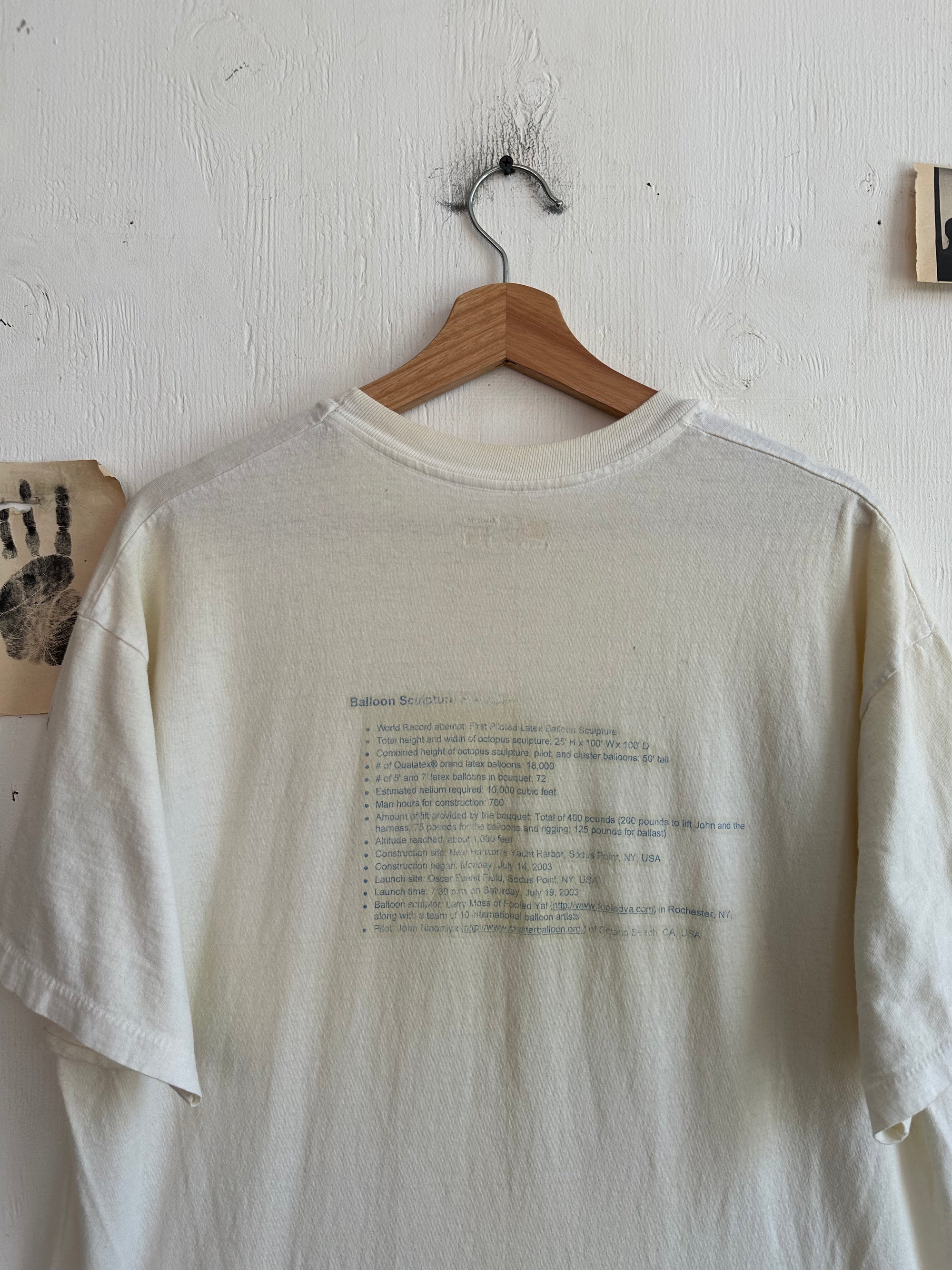 1990s Well Worn Flying Octopus Tee