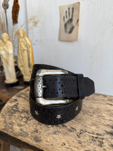 Vintage Hand Made Star Studded Belt (40”)