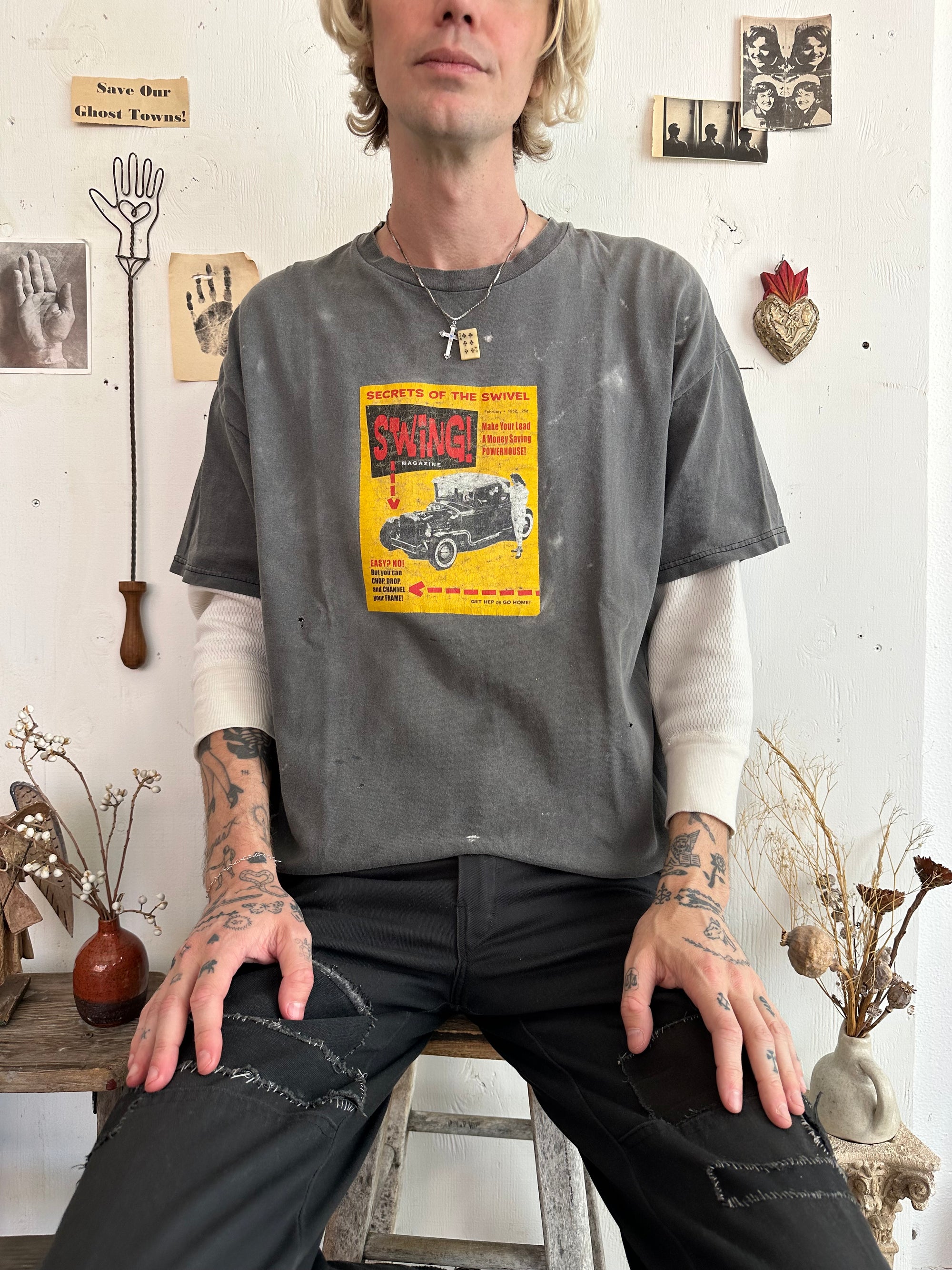 1990s Faded Secrets of the Swivel T-Shirt