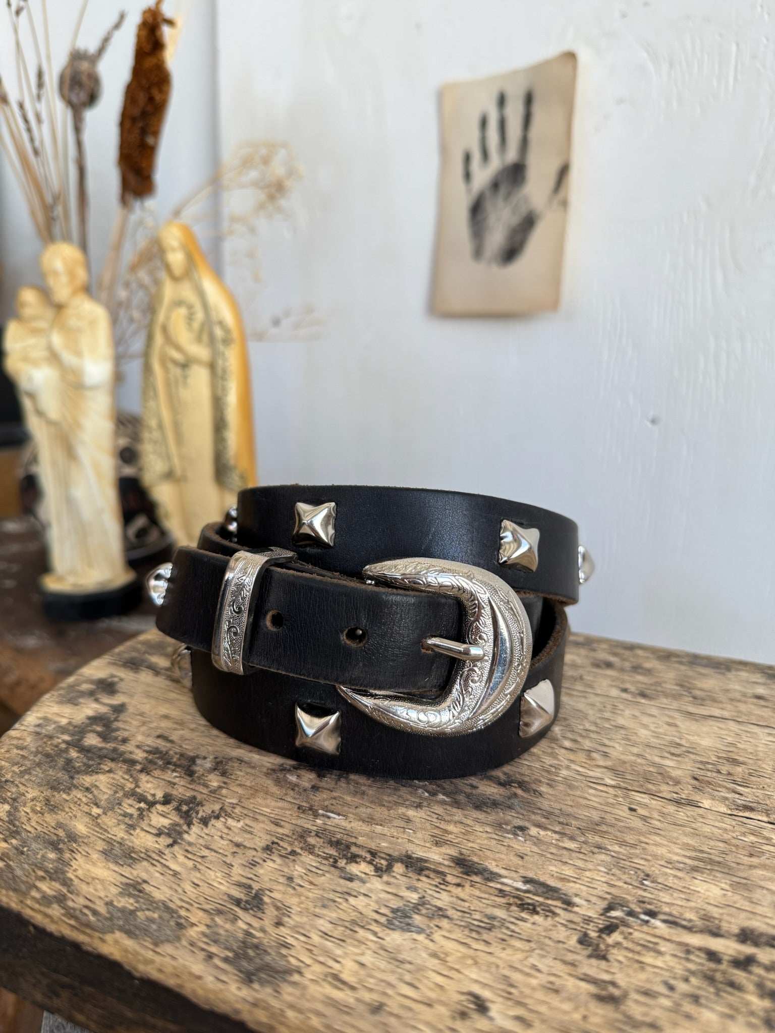 Hand Studded Western Belt (40” - 44”)
