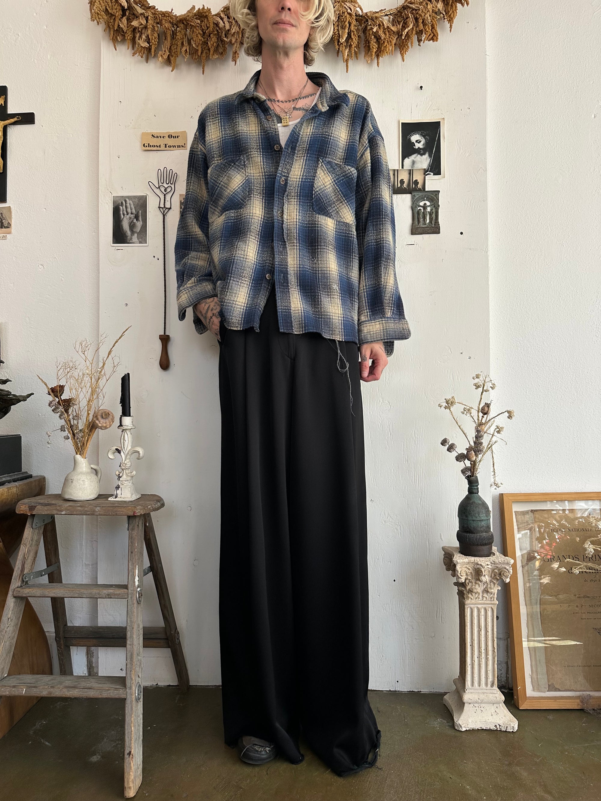1990s Thick 100% Cotton Flannel