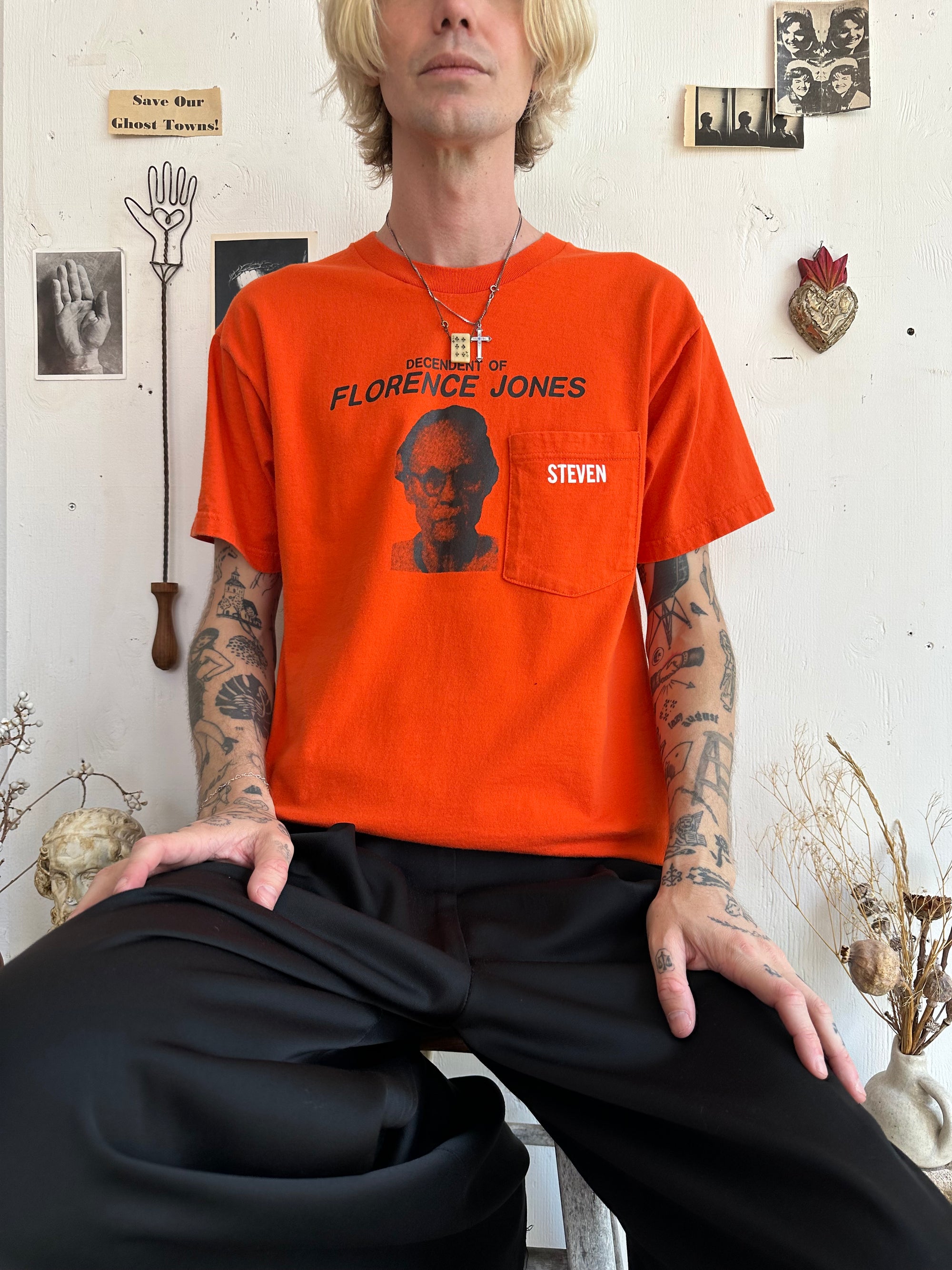 2000 Family Reunion Portrait Pocket Tee