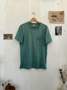 1990s Sun-faded Green Tee (M/L)
