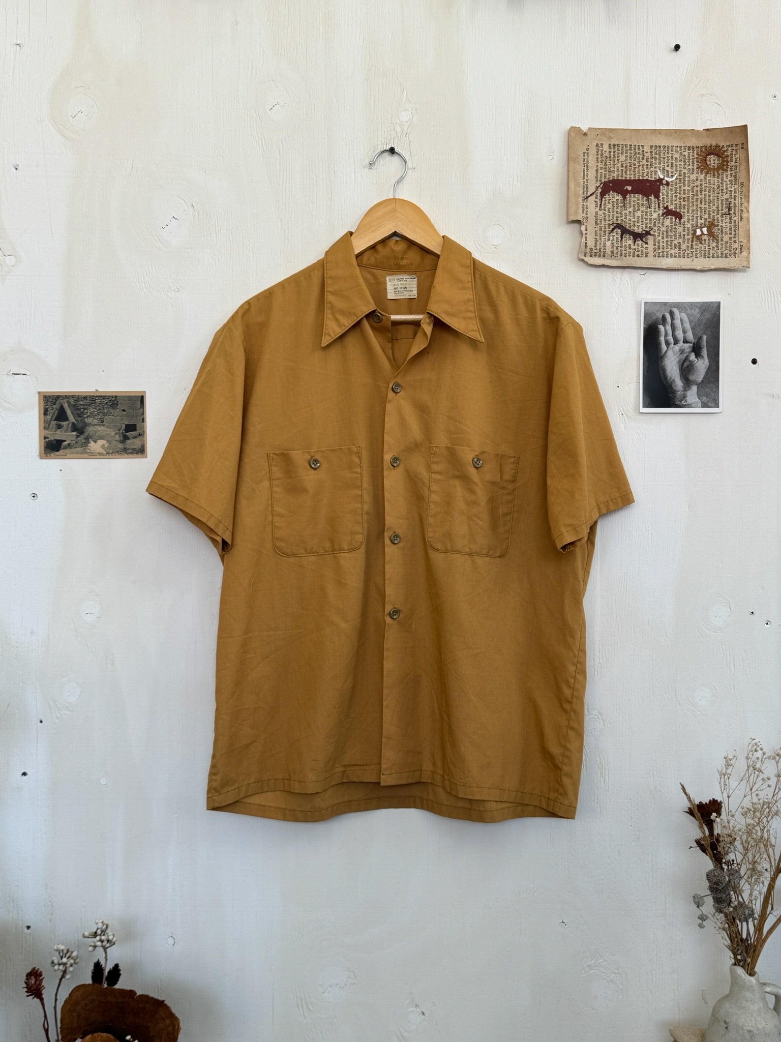 1970s Mustard Work Shirt (XL)