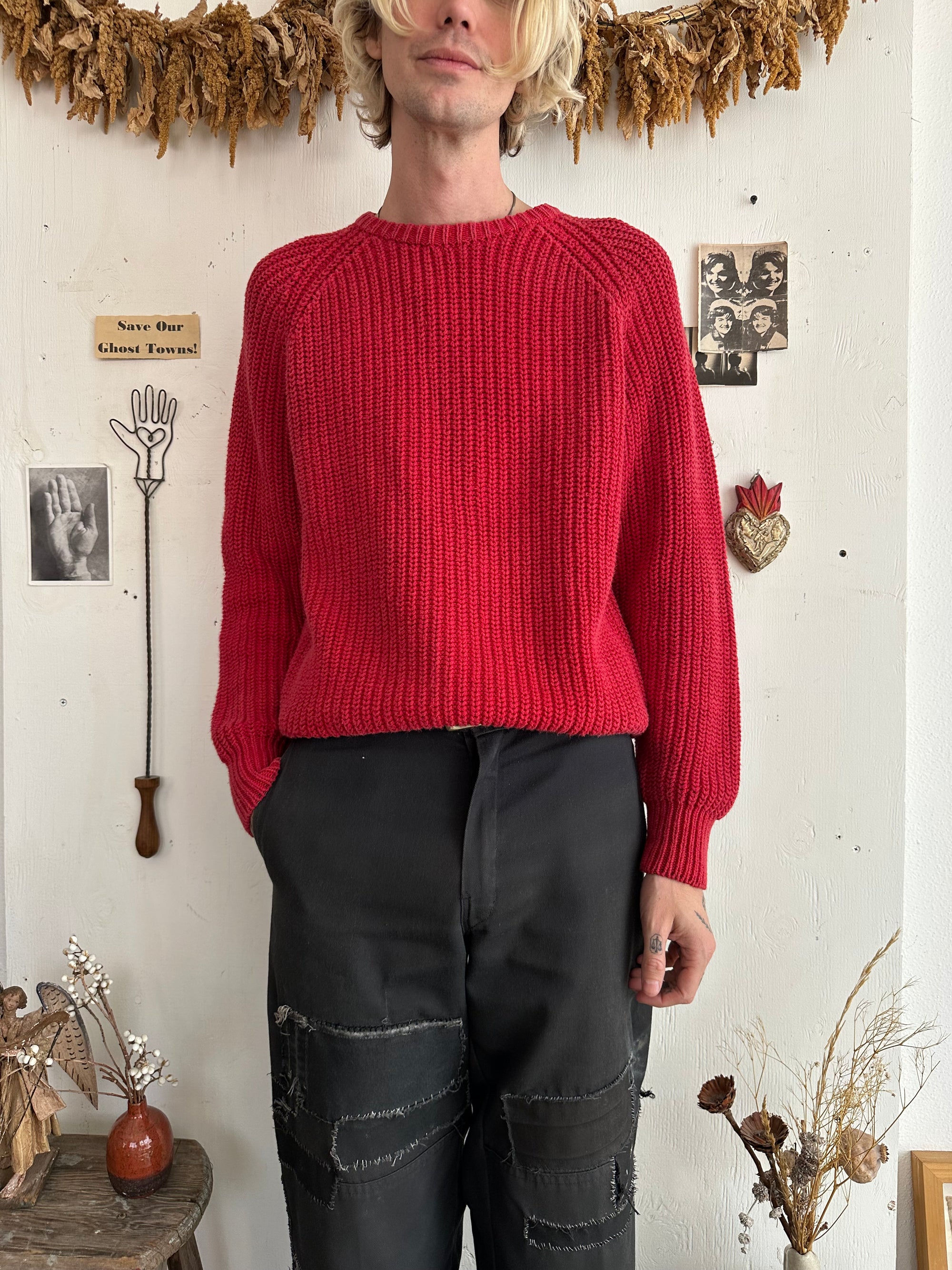 1990s Red GAP Knit