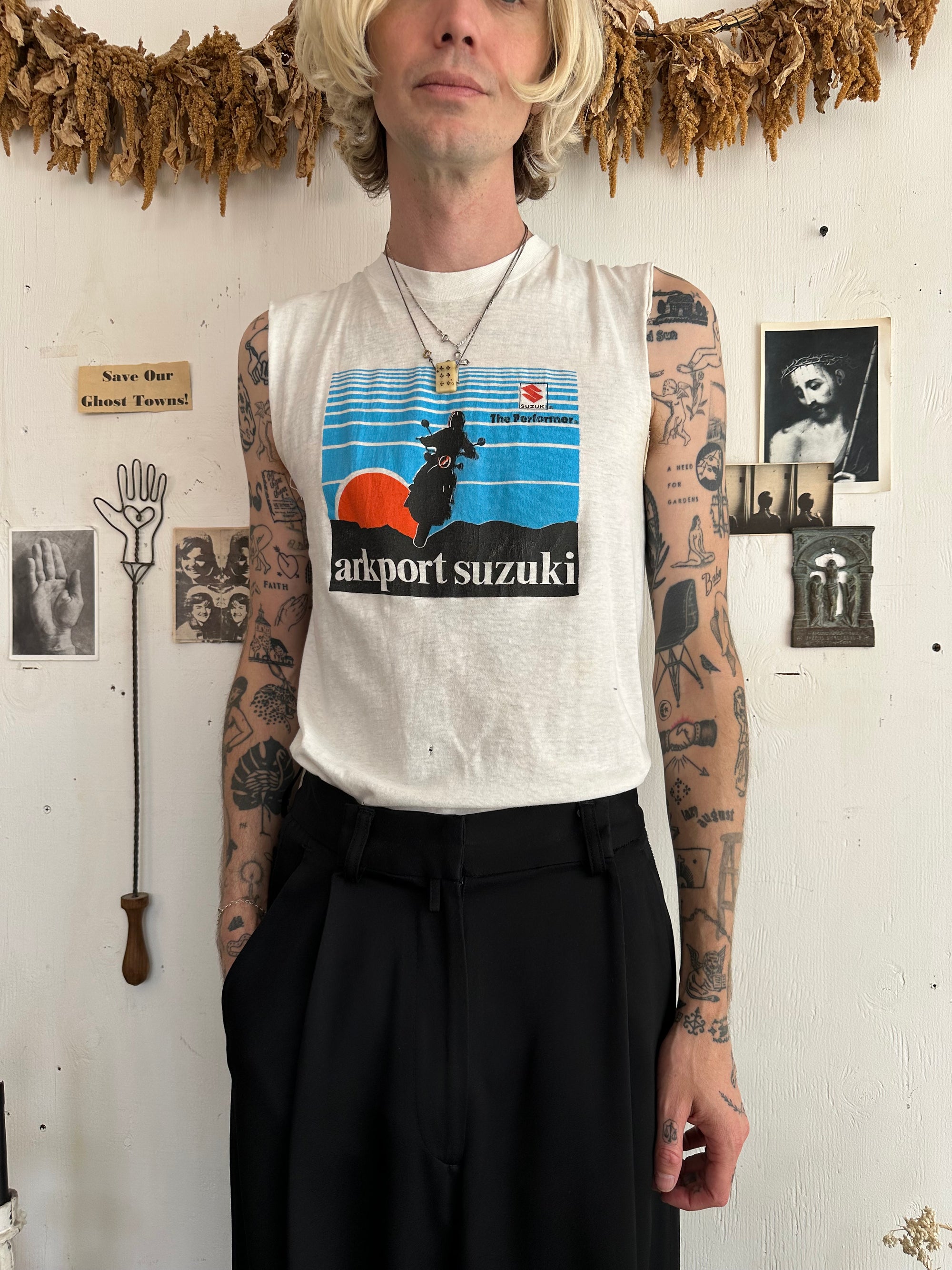 1970s Thrashed Suzuki Muscle Tee