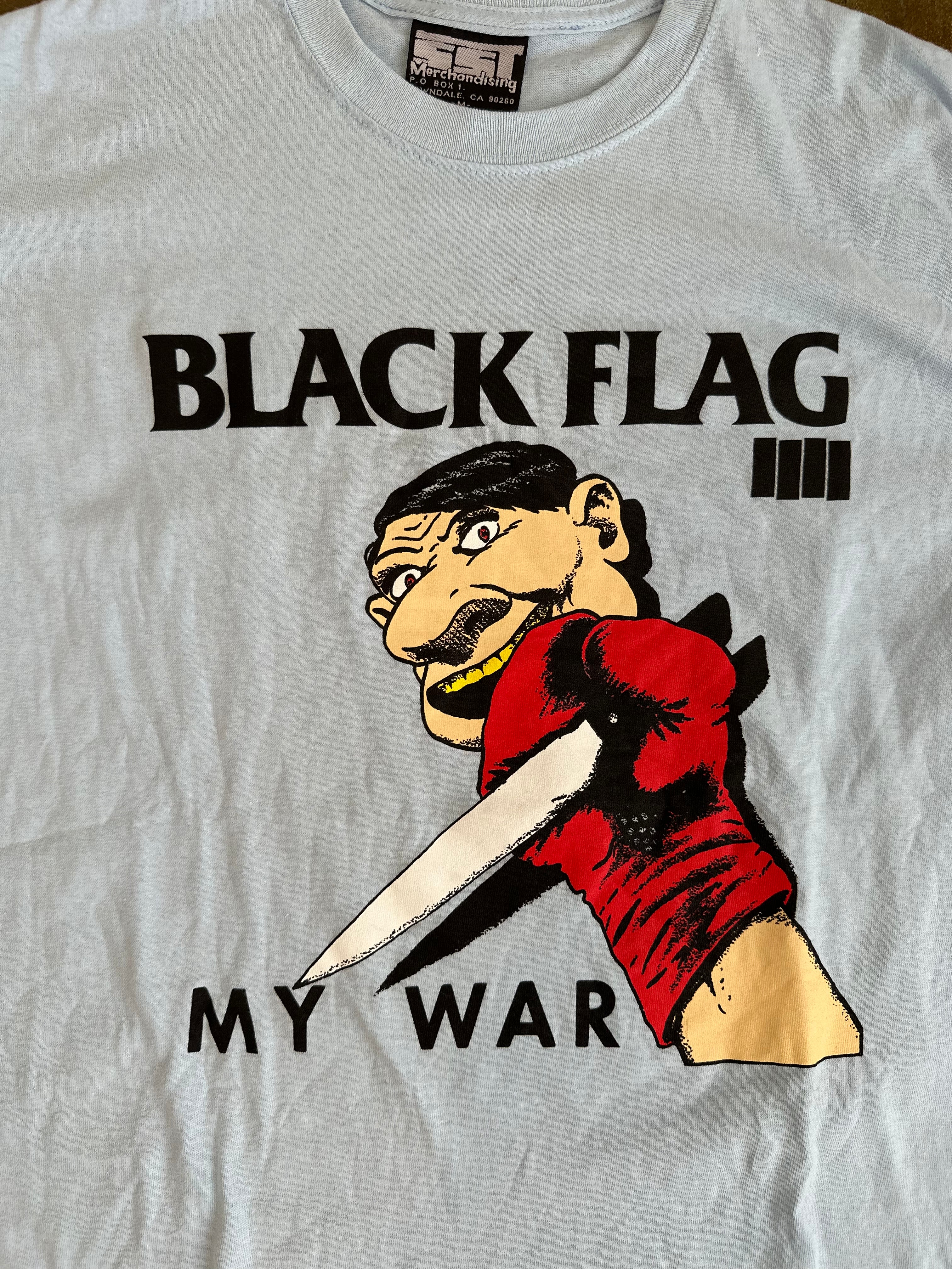 1990s SST Tag Black Flag T-Shirt (M/L)