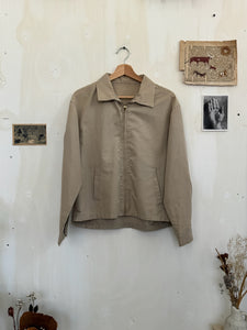 1960s Thin Khaki Work Jacket (Boxy M)