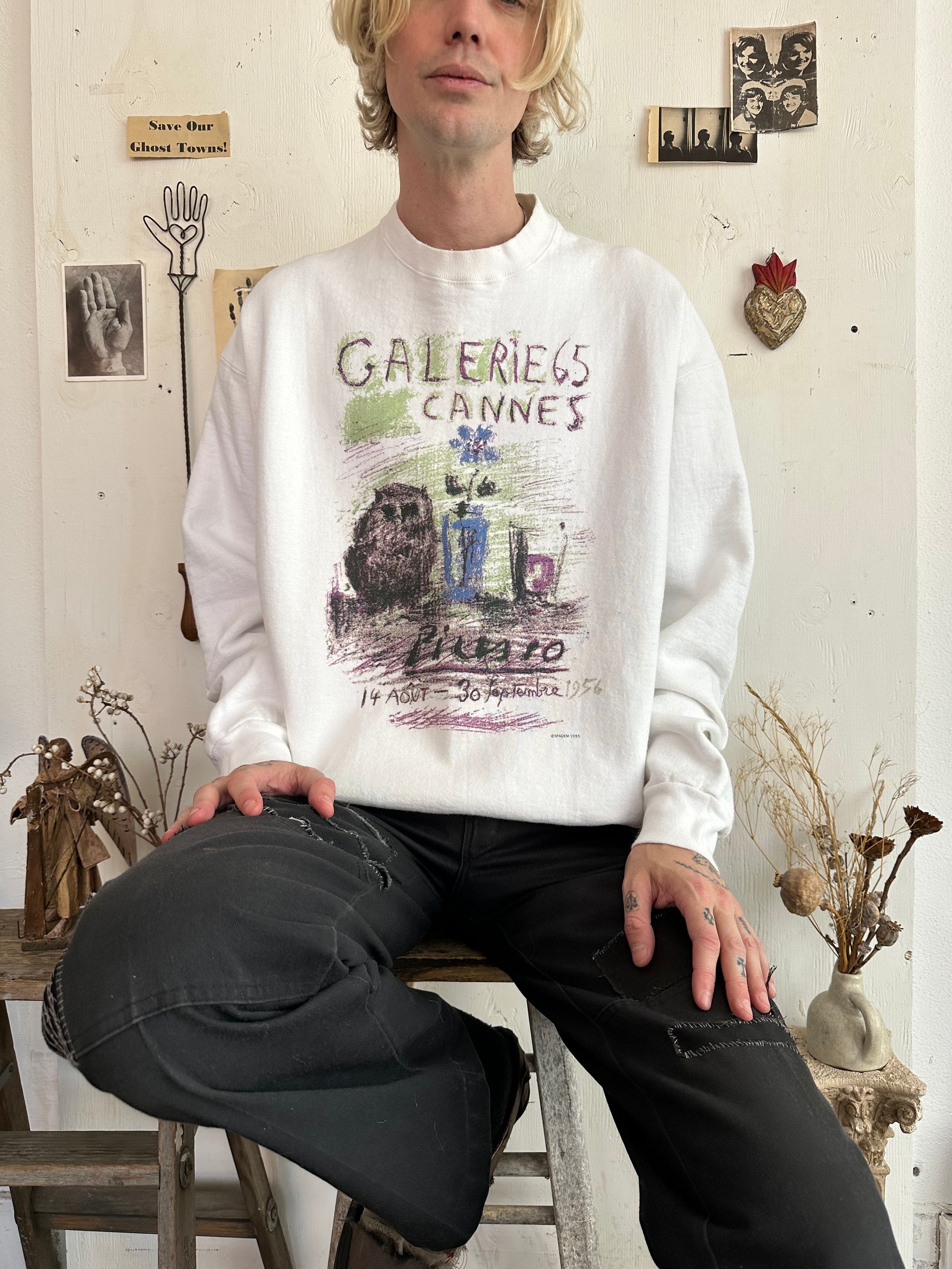 1995 Picasso Gallery Flyer Sweatshirt