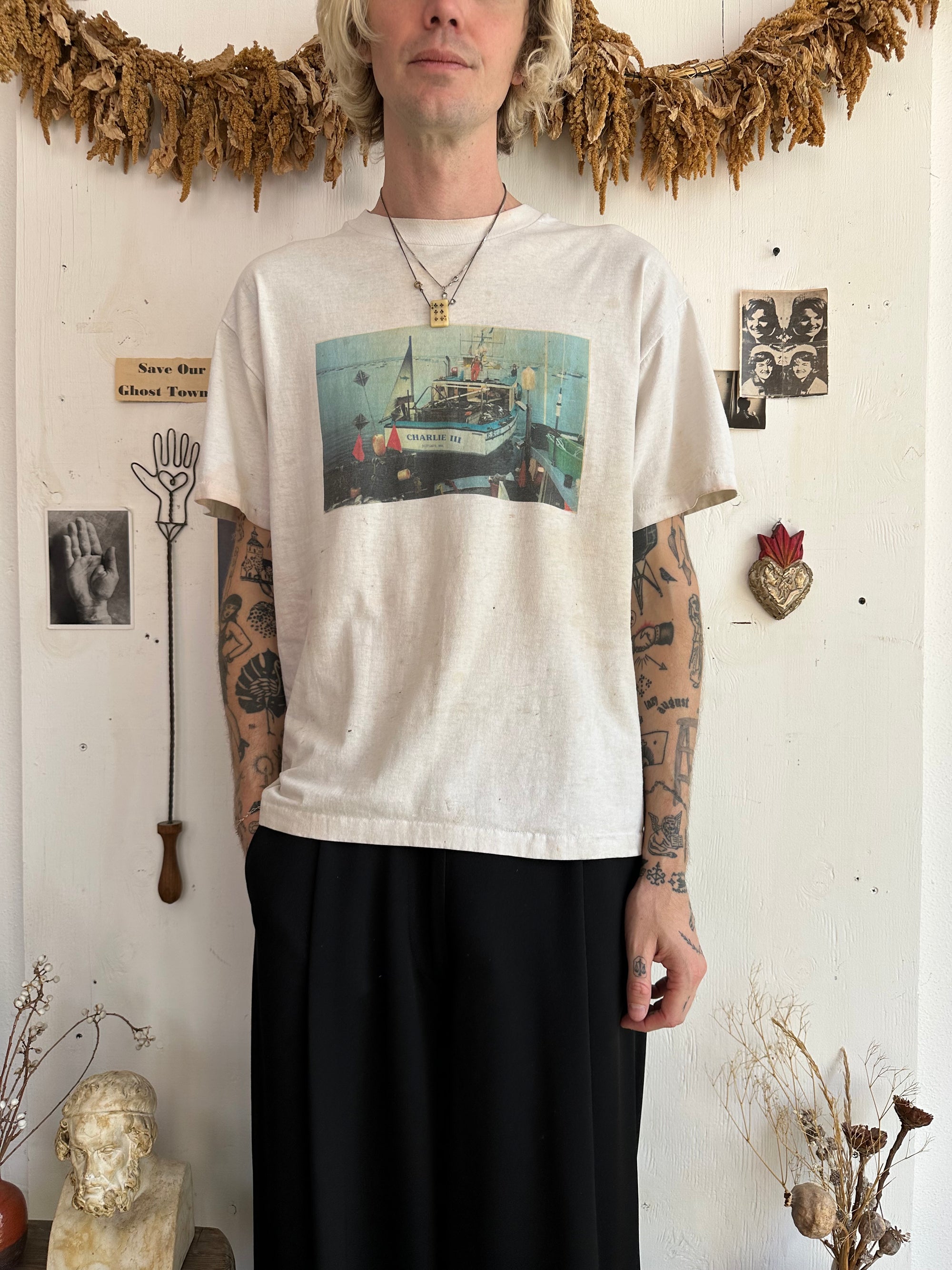 1990s Thrashed Boat Pic Tee