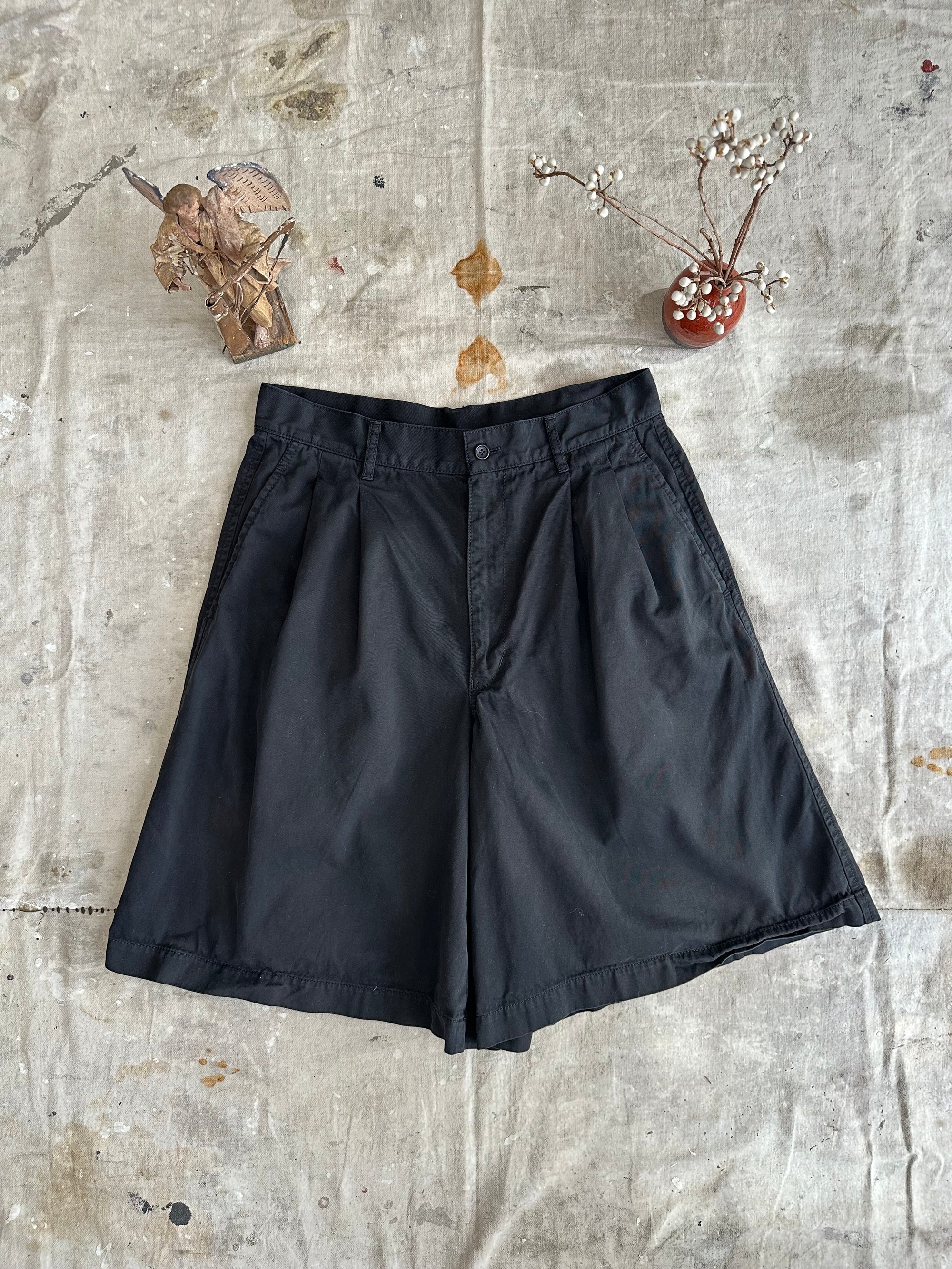 Comme Des Garcon Pleated Baggy Shorts