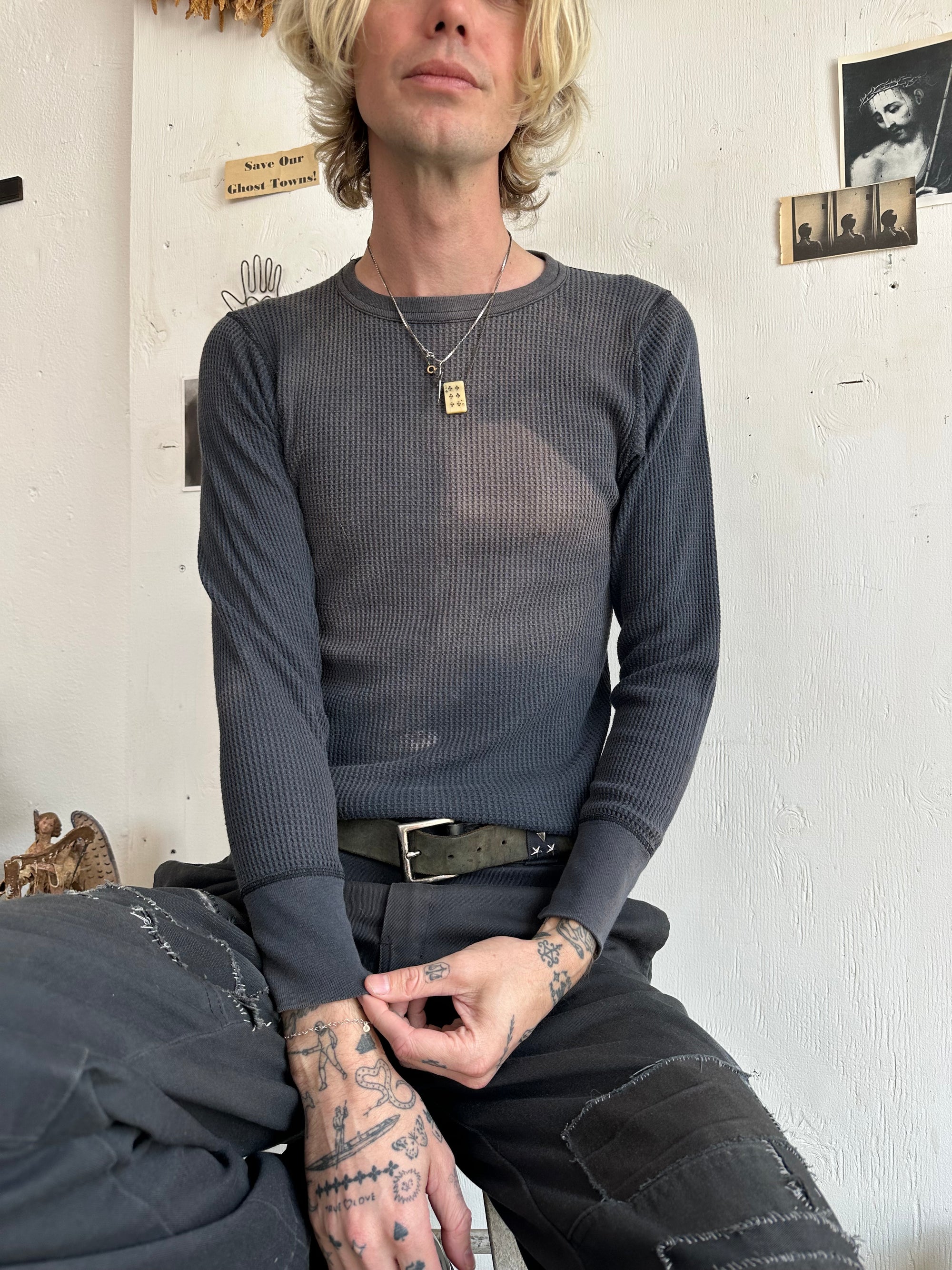 1990s Sunfaded Black Thermal