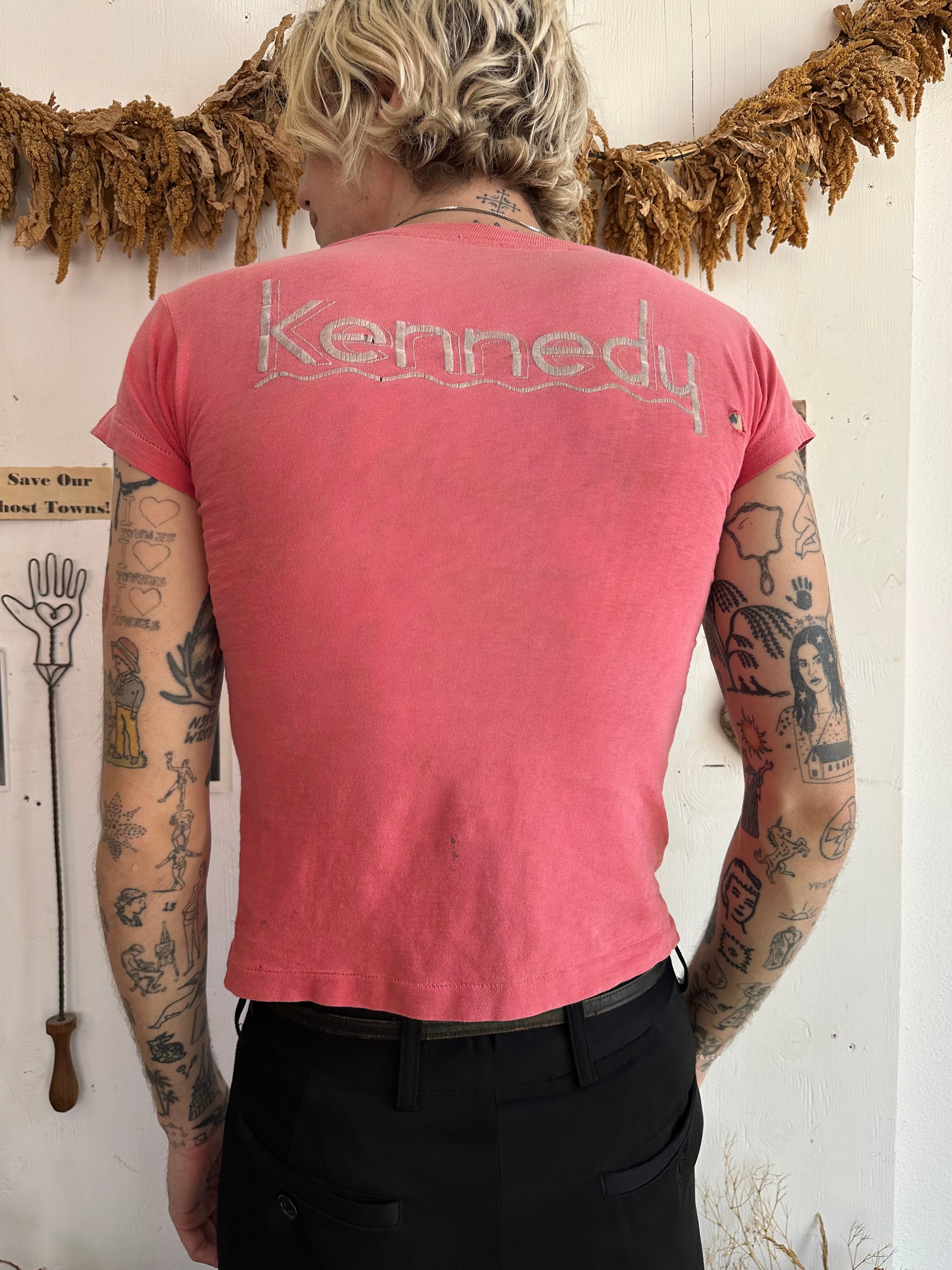 1960s Sunfaded Kennedy Tee