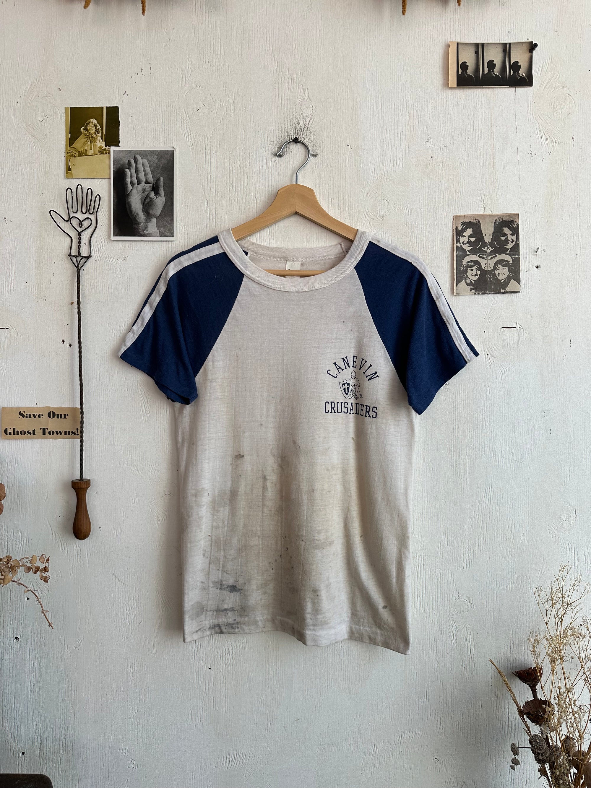 1980s Thrashed Canevin Crusaders Jersey Tee