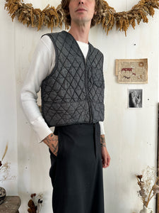 1960s Thermal-Lined Puffy Vest (Boxy M/L)