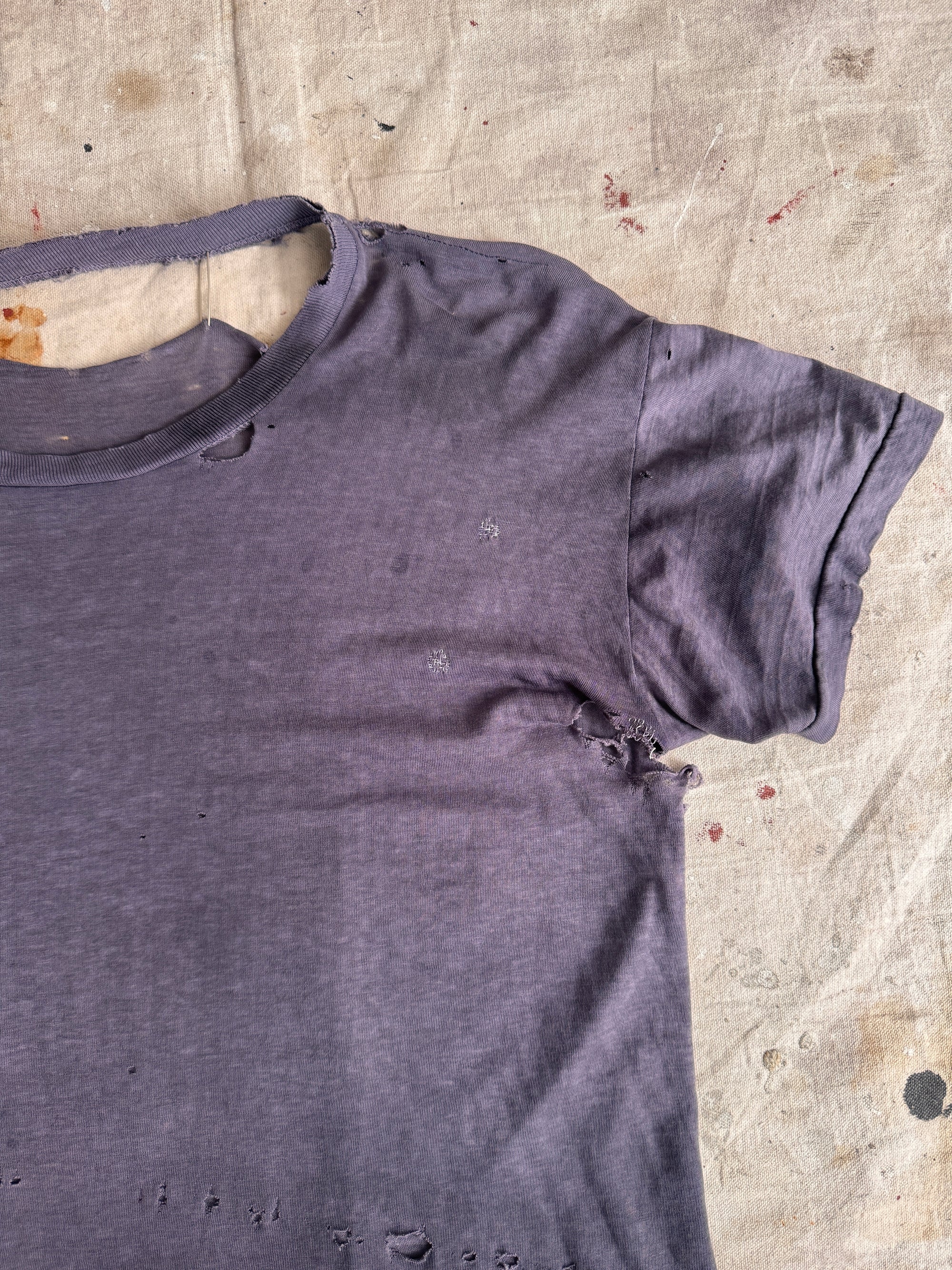 1970s Thrashed and Paper Thin Faded Tee