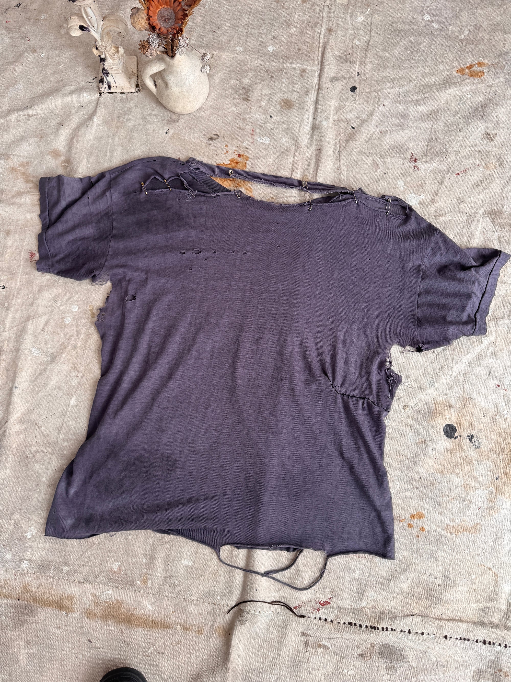 1970s Thrashed and Paper Thin Faded Tee
