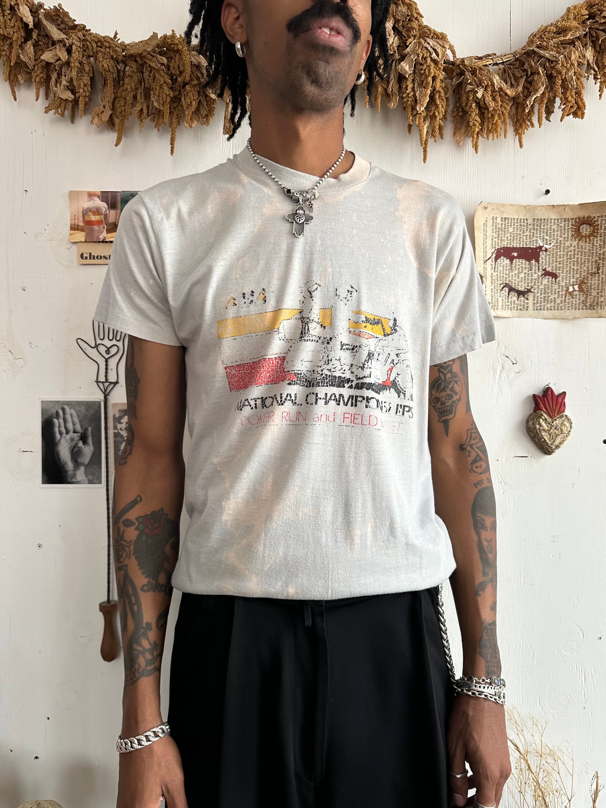 1980s Well Worn Poker Run Tee