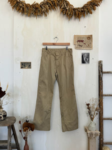 1970s Khaki Flares (32/29)