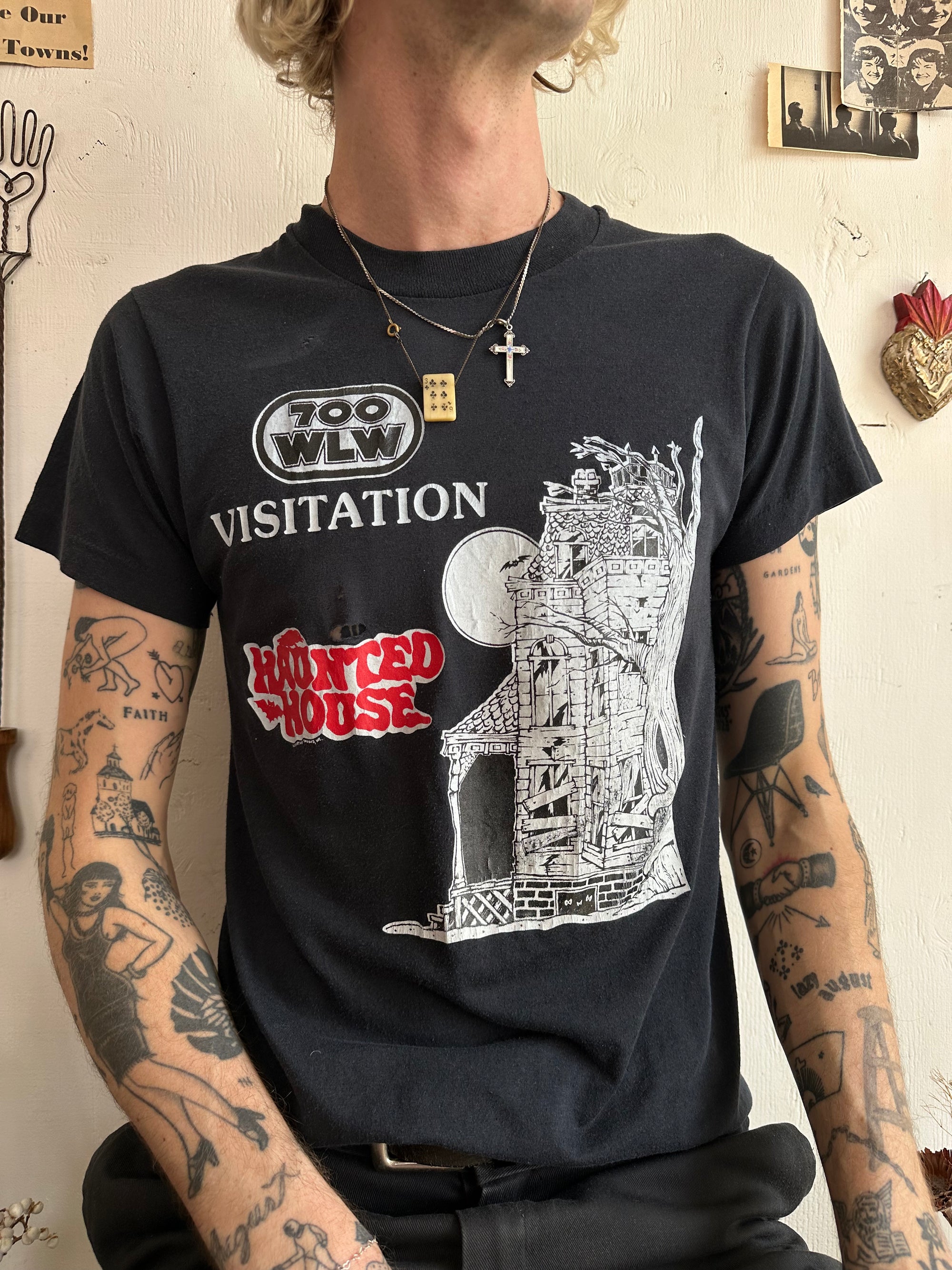 1980s Haunted House Tee