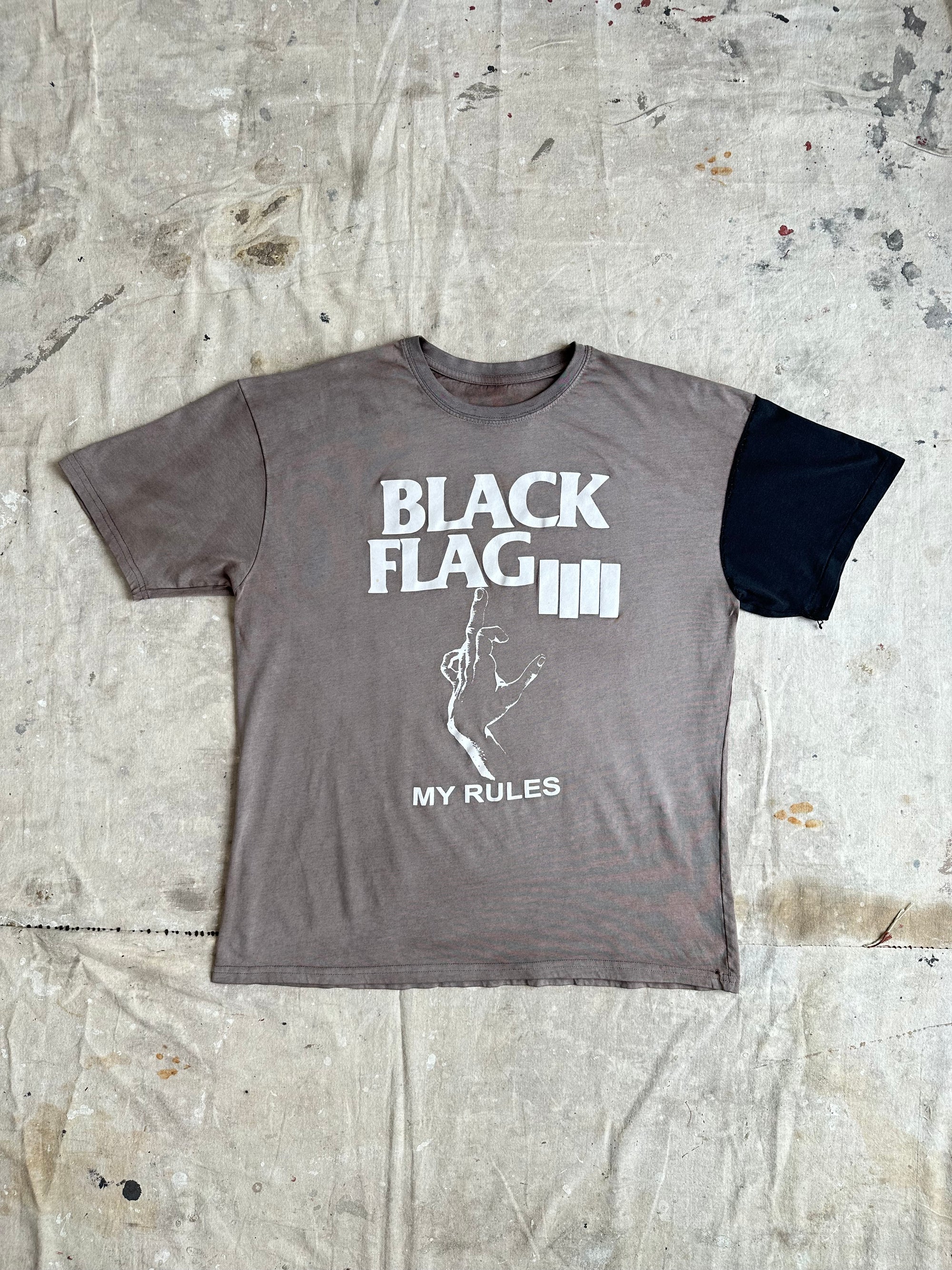 2000s Black Flag Tee W/ Swapped Sleeve