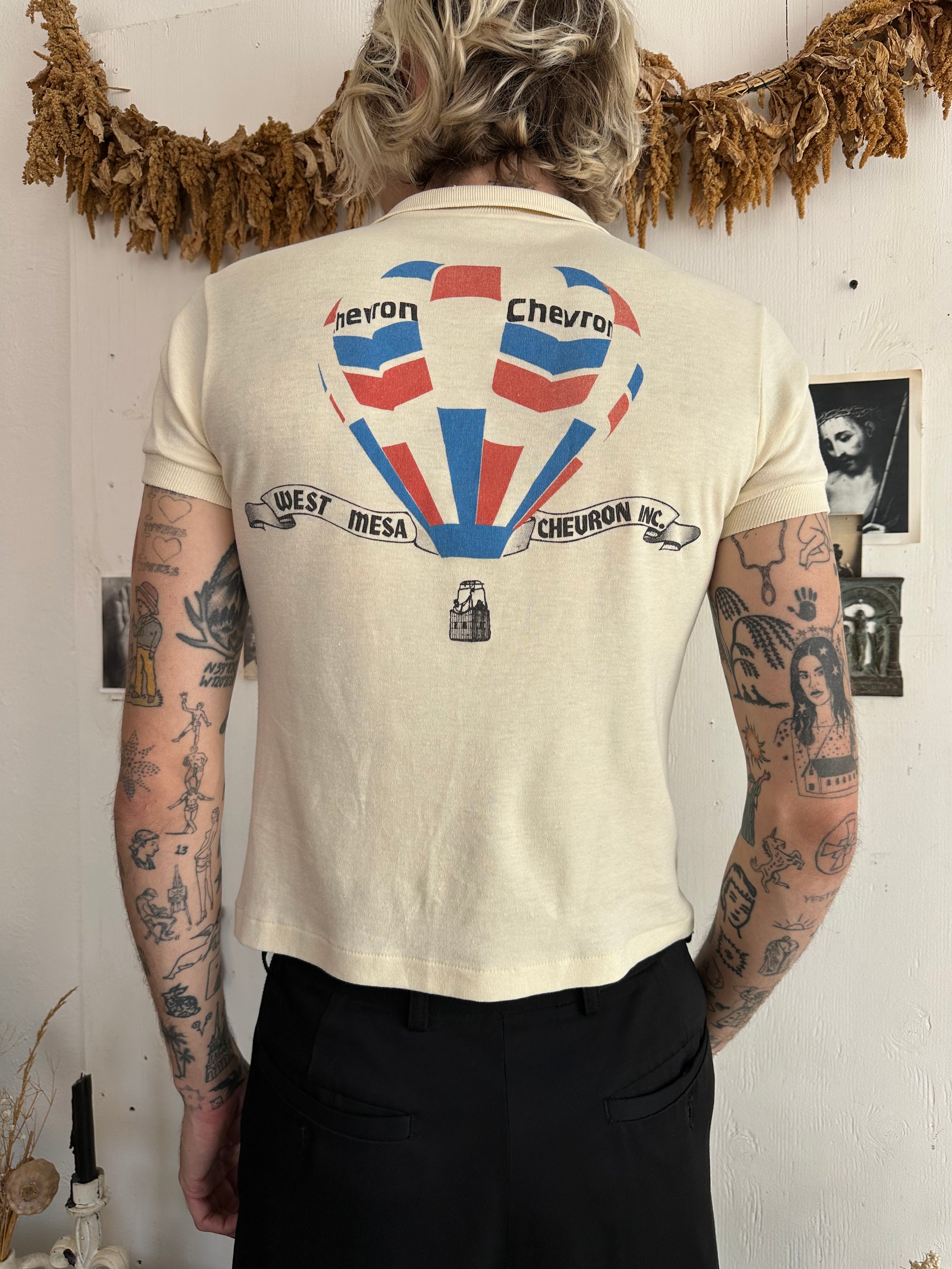 1980s Chevron Polo