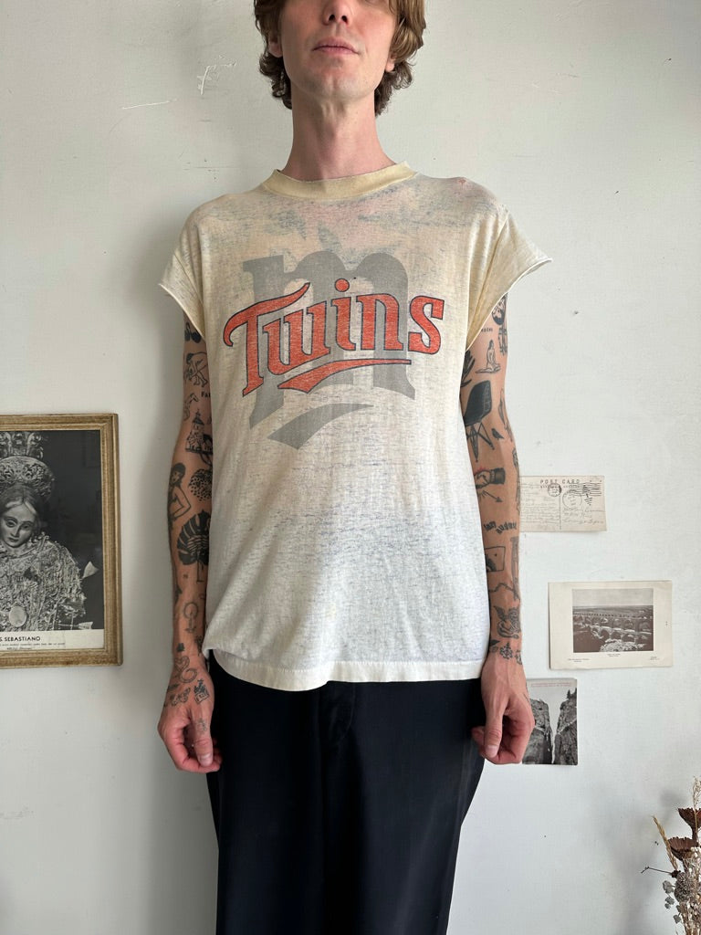 1980s Paper Thin Twins Muscle Tee (M/L)