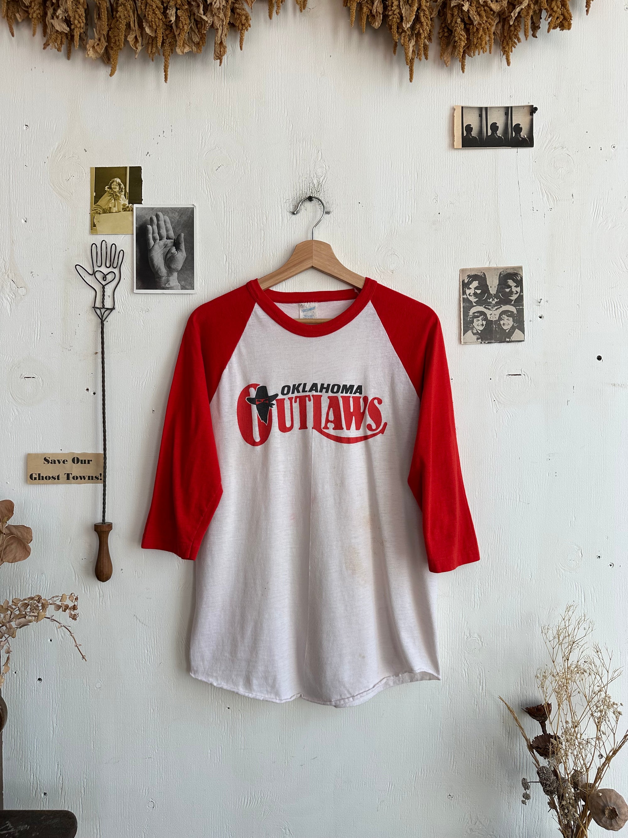 1980s Oklahoma Outlaws Baseball Tee