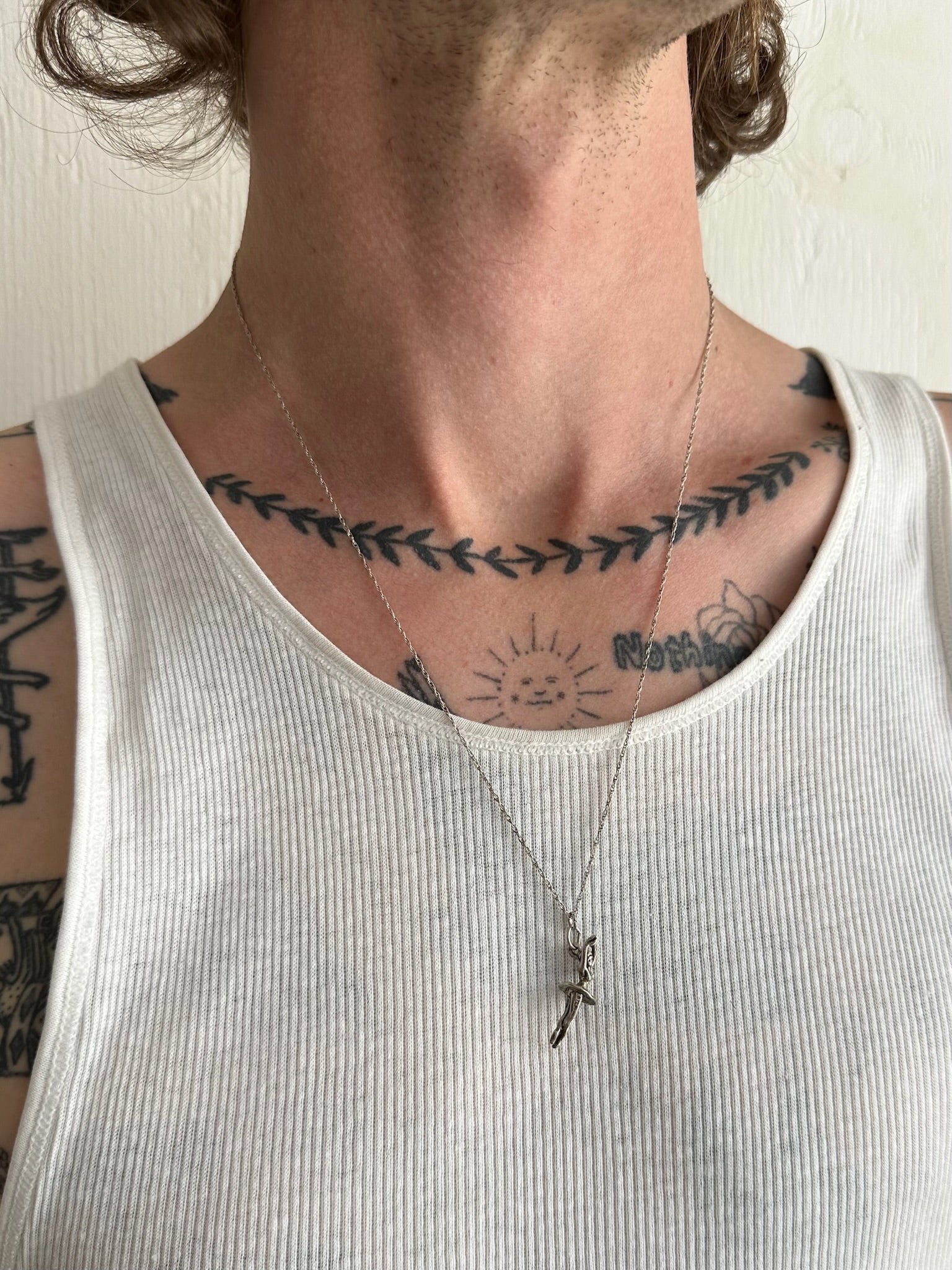 Vintage Ballerina Necklace (21”)