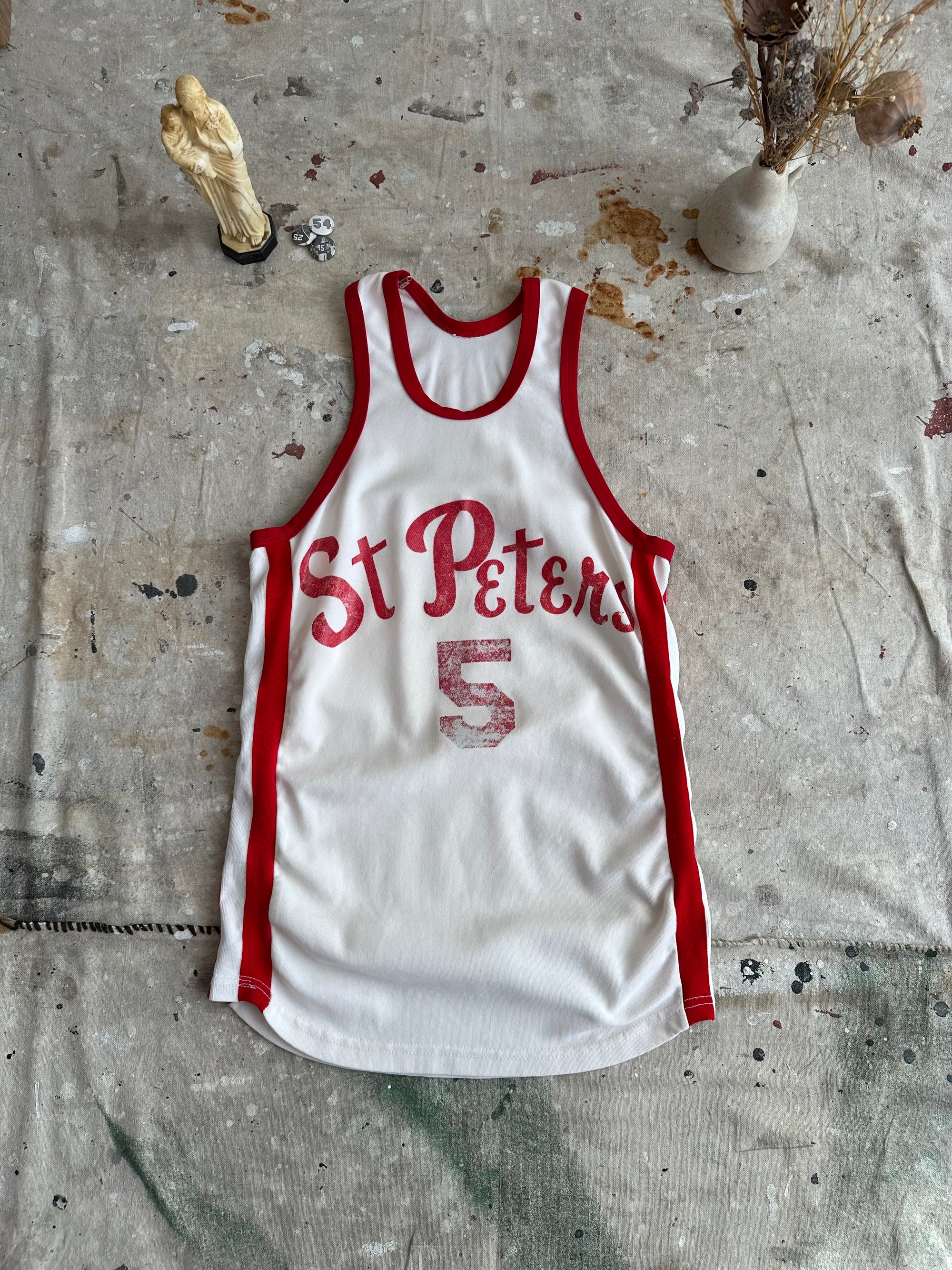 1960s St Peters Number 5 Jersey Tank
