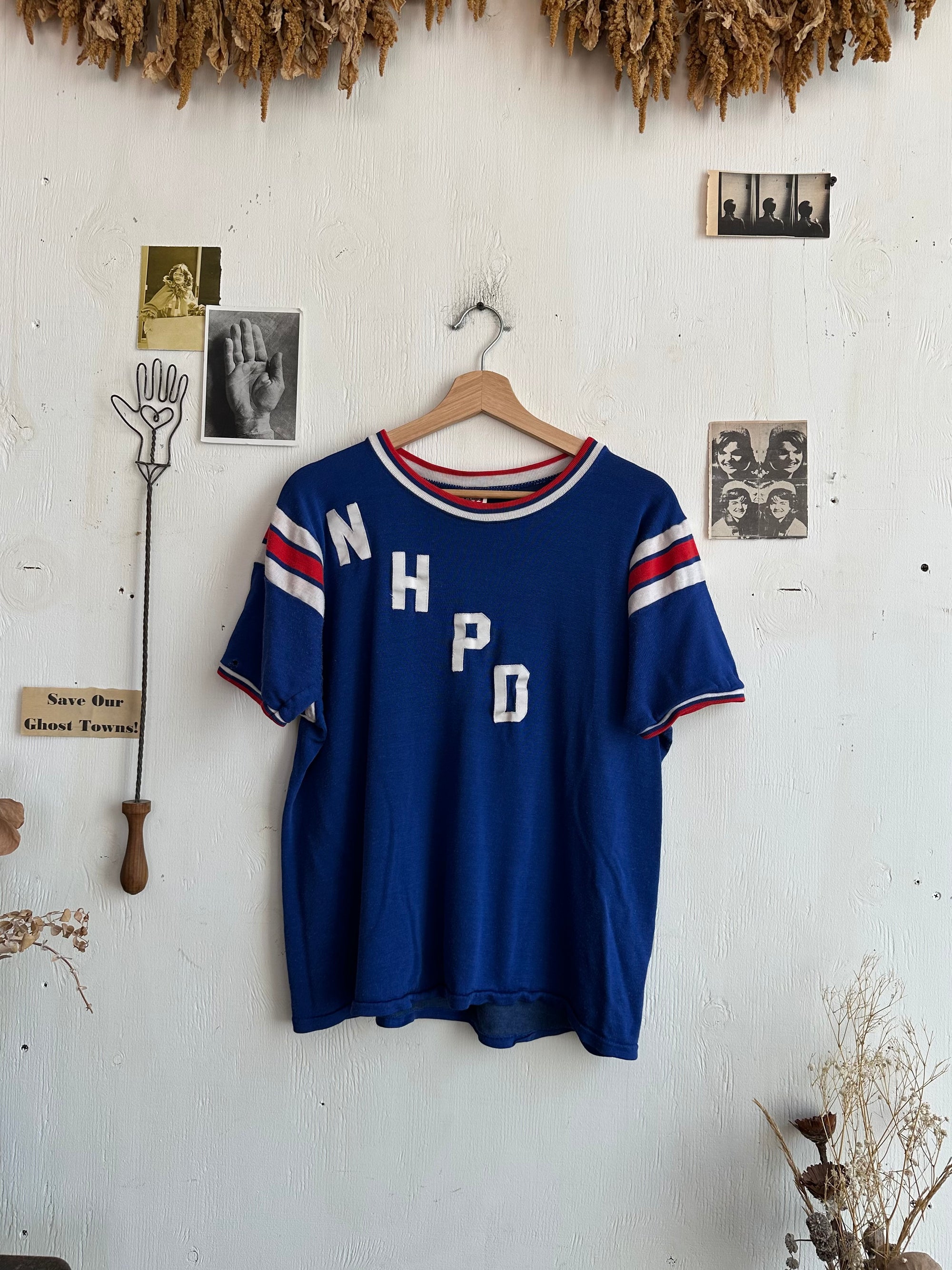 1960s NHPD Number 14 Rayon Jersey Tee