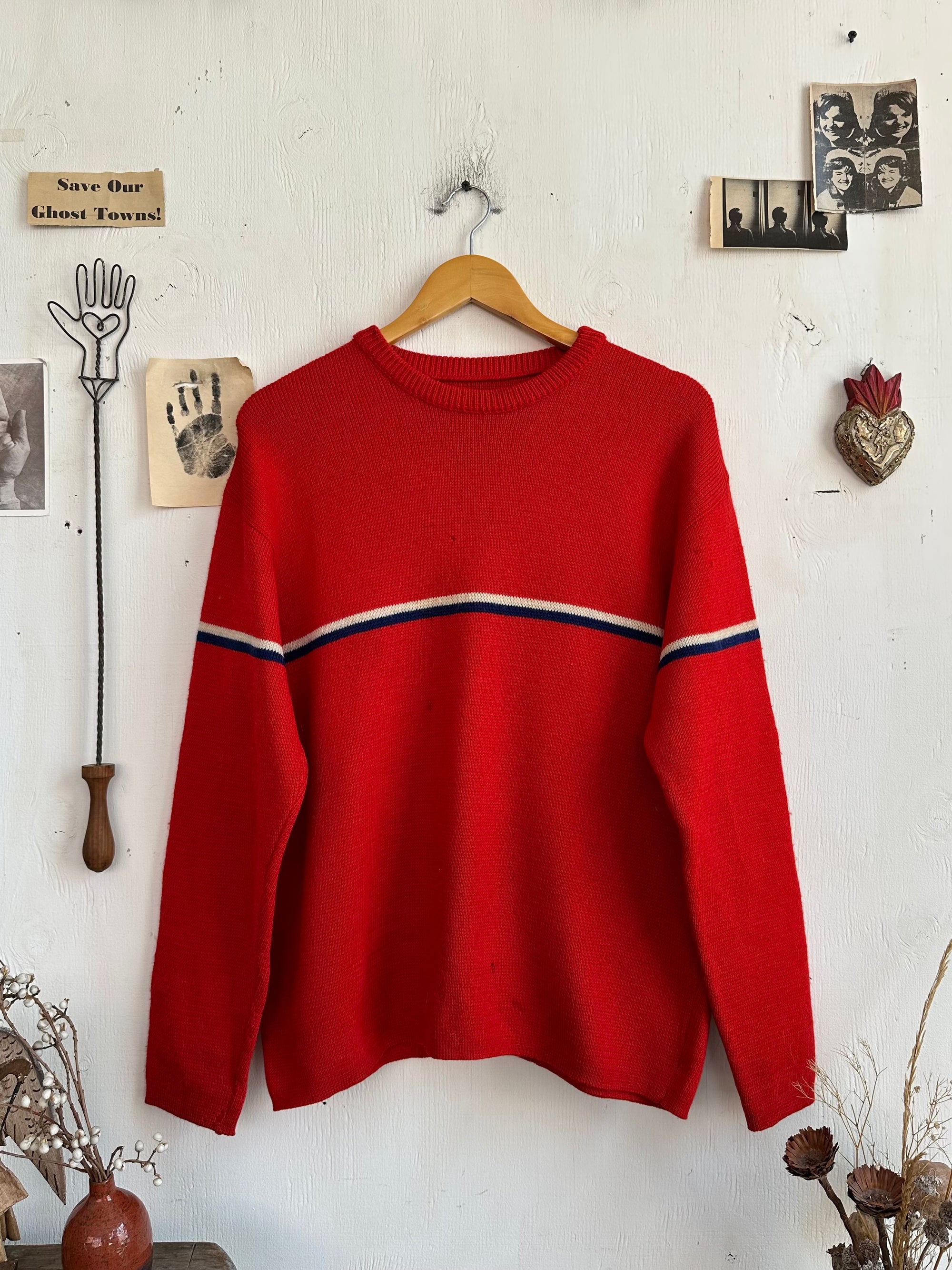 1970s Wool Knit Sweatshirt