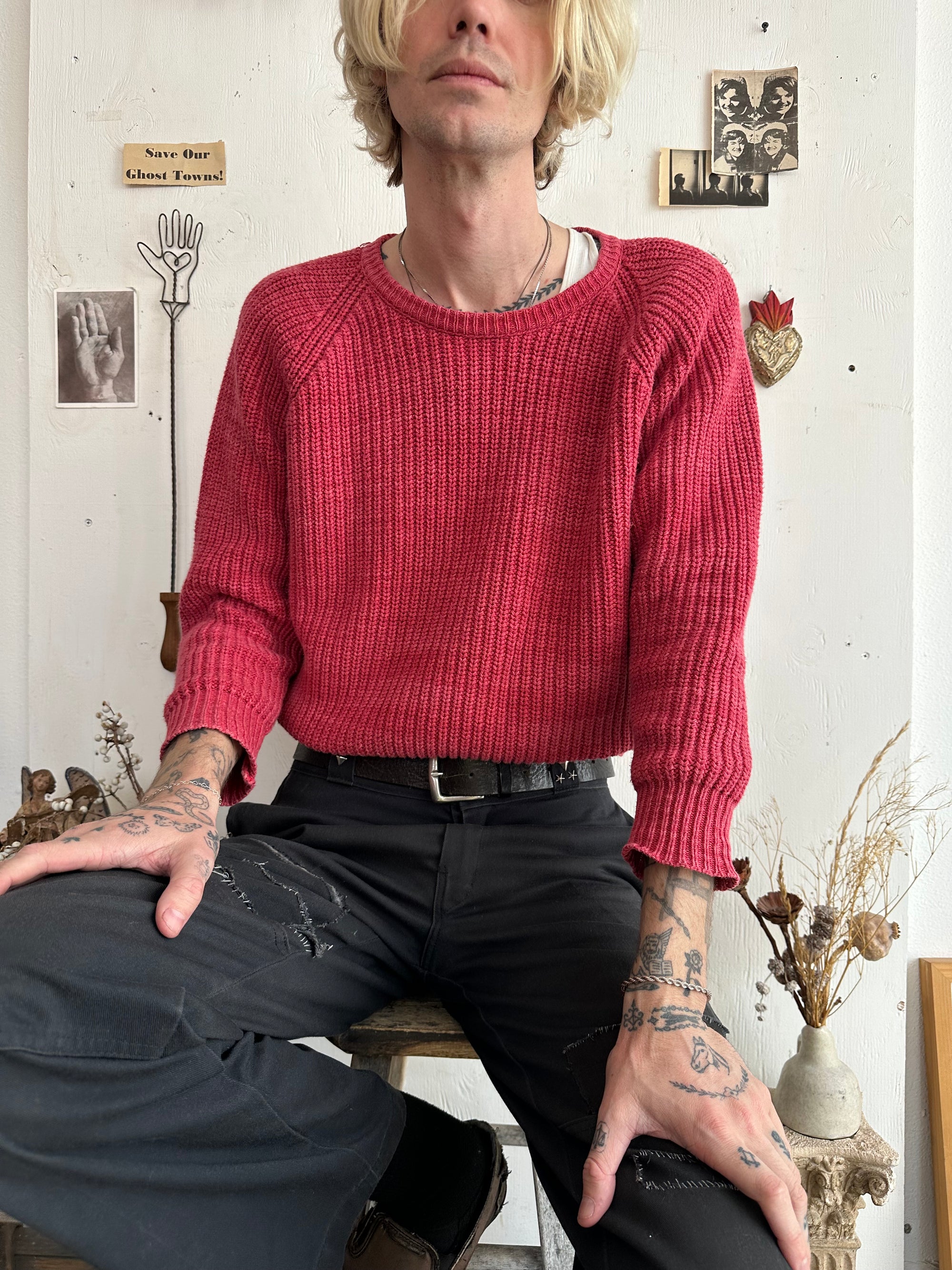 1980s L.L. Bean Red Knit