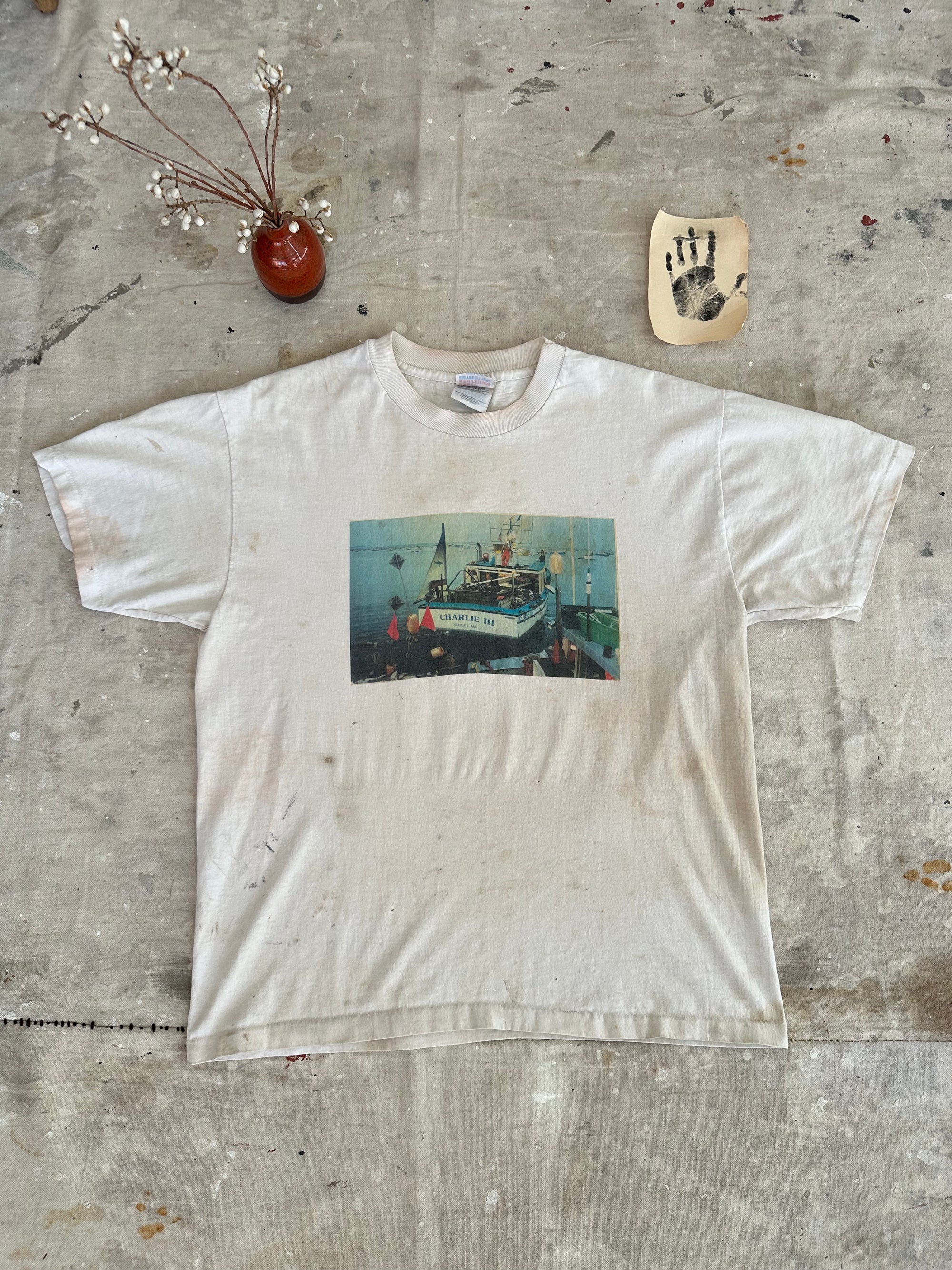 1990s Thrashed Boat Pic Tee