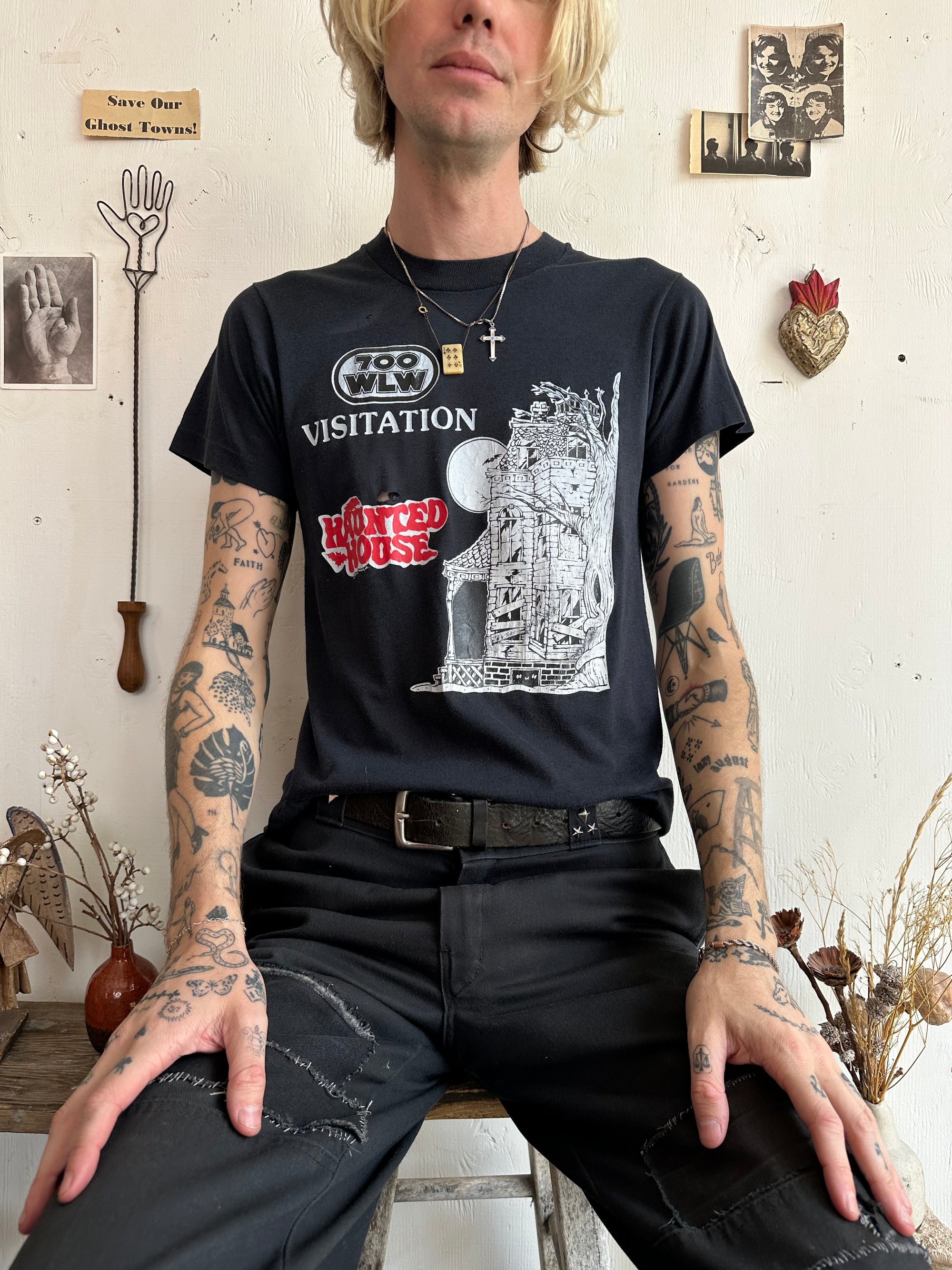 1980s Haunted House Tee